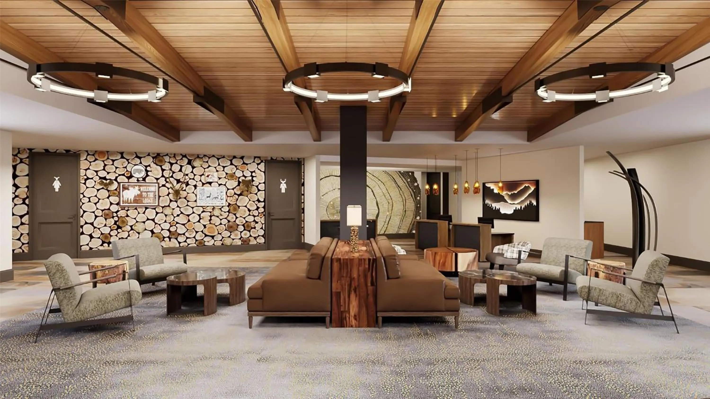 Lobby or reception in Hilton Vacation Club Mill Springs Lodge Pigeon Forge