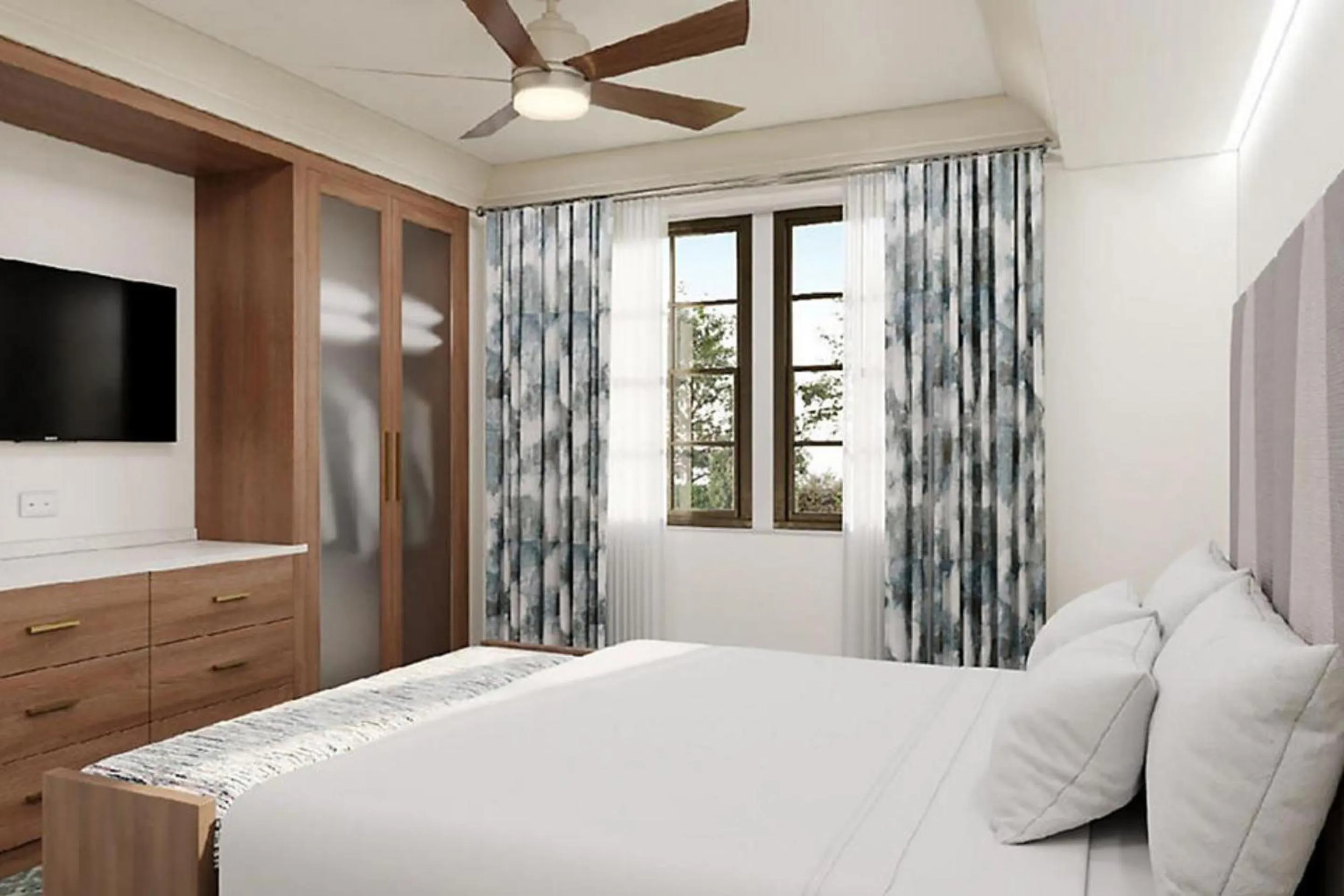 Bed in Hilton Vacation Club Mill Springs Lodge Pigeon Forge