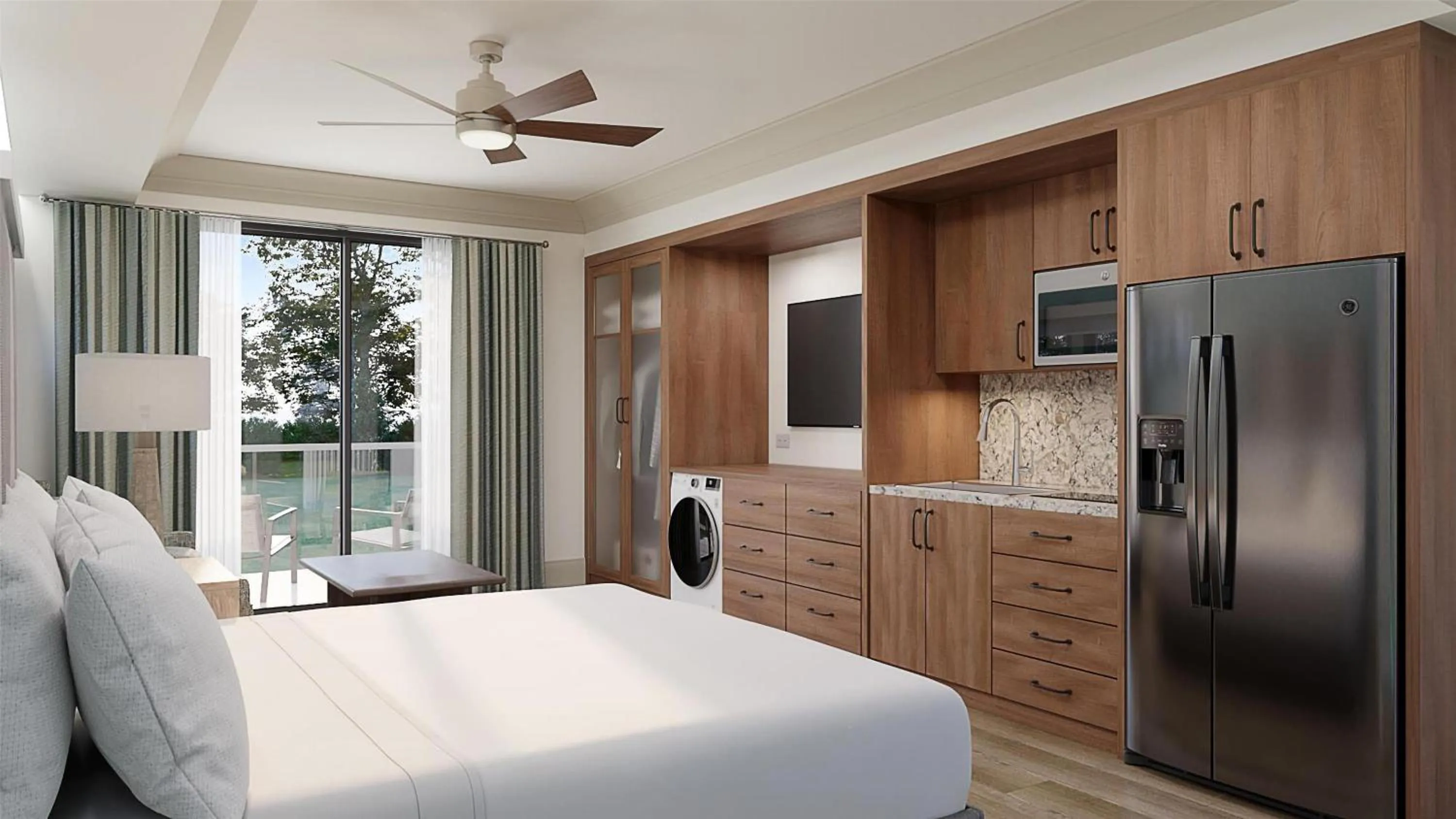 Bed in Hilton Vacation Club Mill Springs Lodge Pigeon Forge