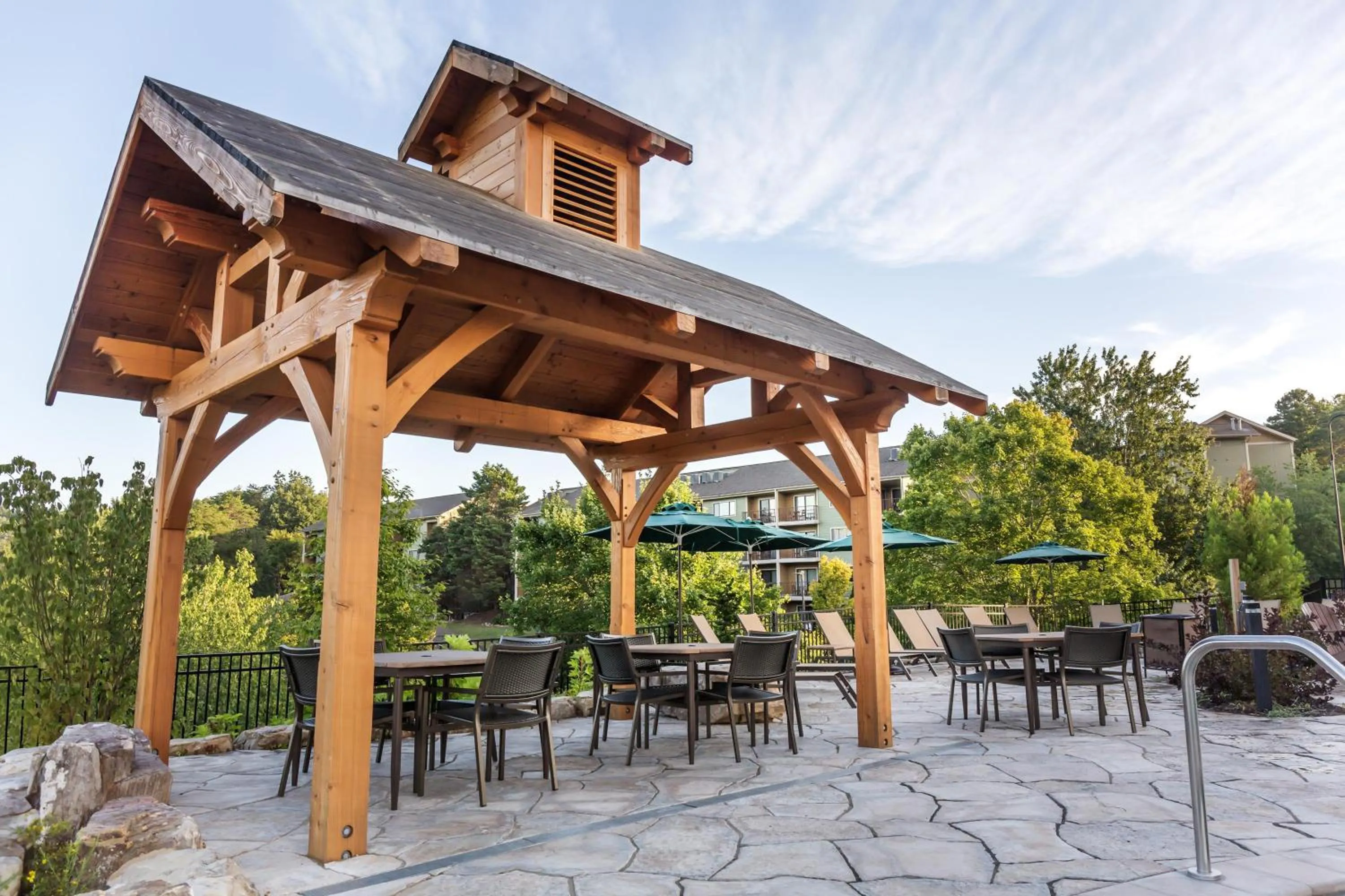 Patio in Hilton Vacation Club Mill Springs Lodge Pigeon Forge