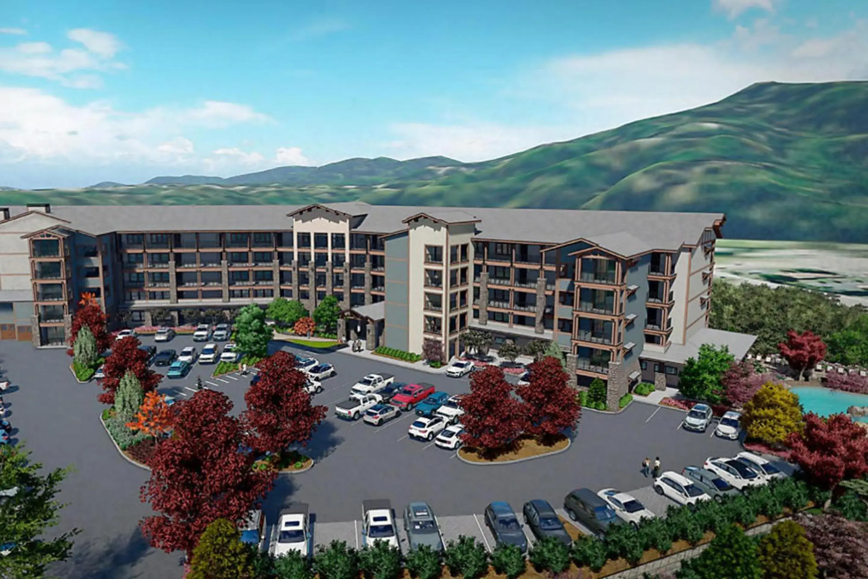 Property building in Hilton Vacation Club Mill Springs Lodge Pigeon Forge Property building in Hilton Vacation Club Mill Springs Lodge Pigeon Forge