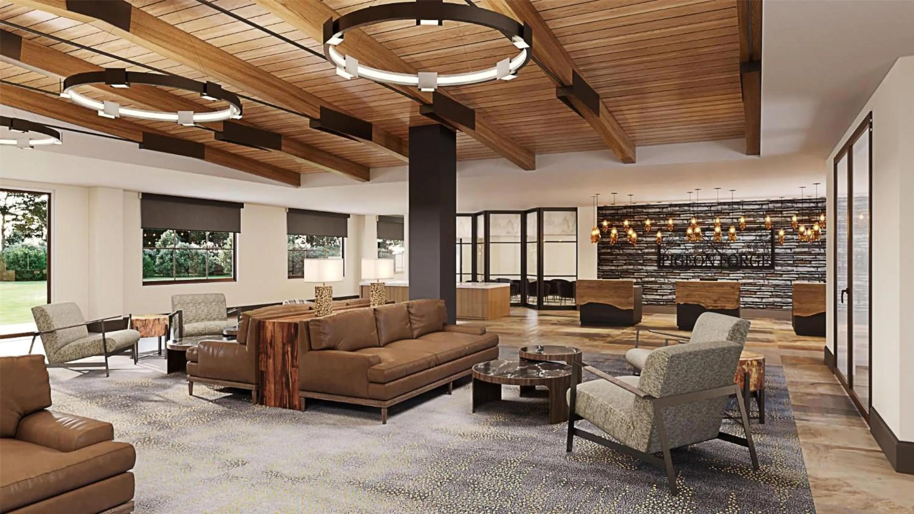 Lobby or reception in Hilton Vacation Club Mill Springs Lodge Pigeon Forge