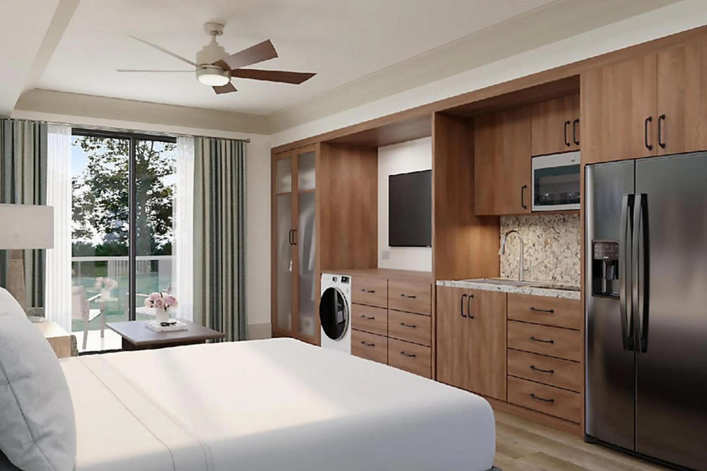 Bed in Hilton Vacation Club Mill Springs Lodge Pigeon Forge