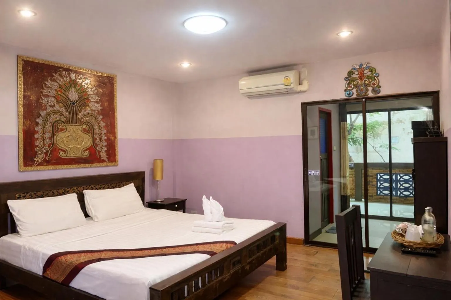 Balcony/Terrace, Bed in Lanna Boutique Resort Chiang Mai