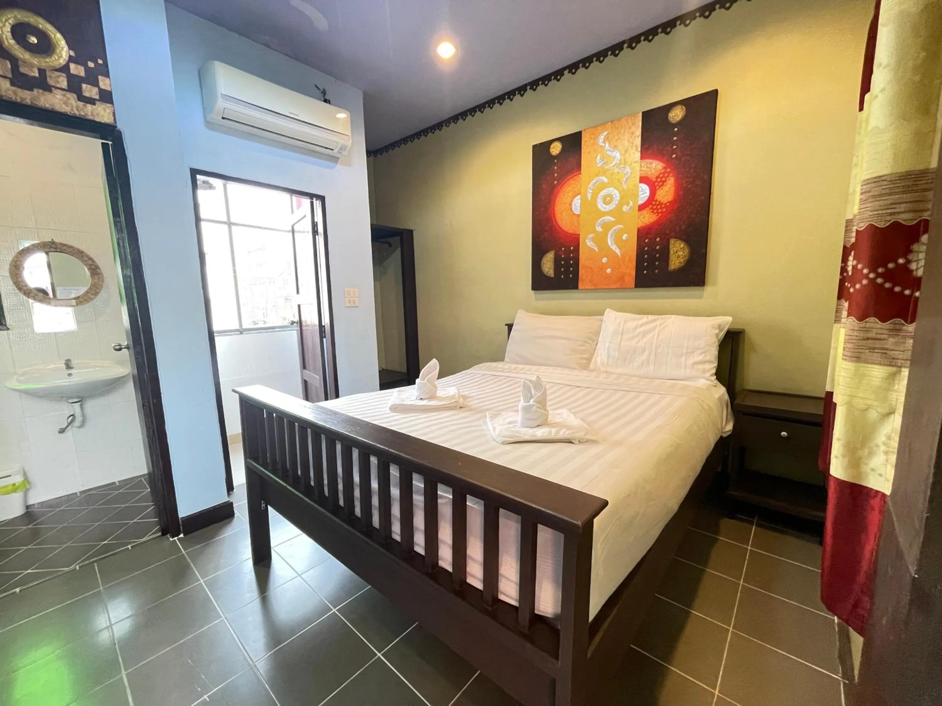 Bed in Lanna Boutique Resort Chiang Mai