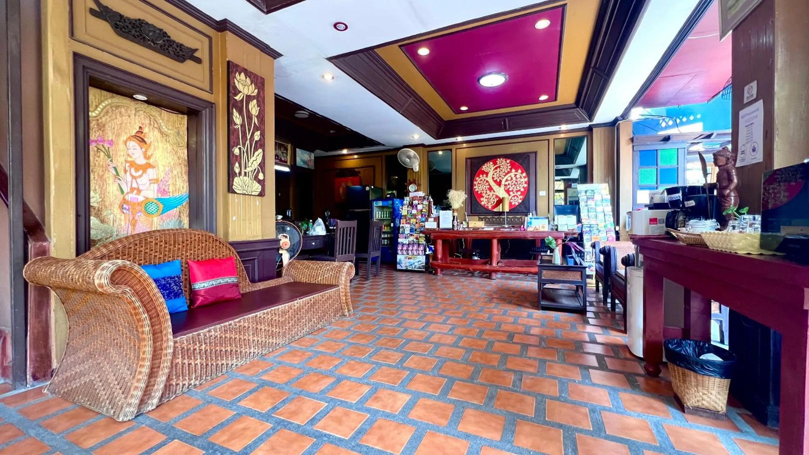 Communal lounge/ TV room in Lanna Boutique Resort Chiang Mai