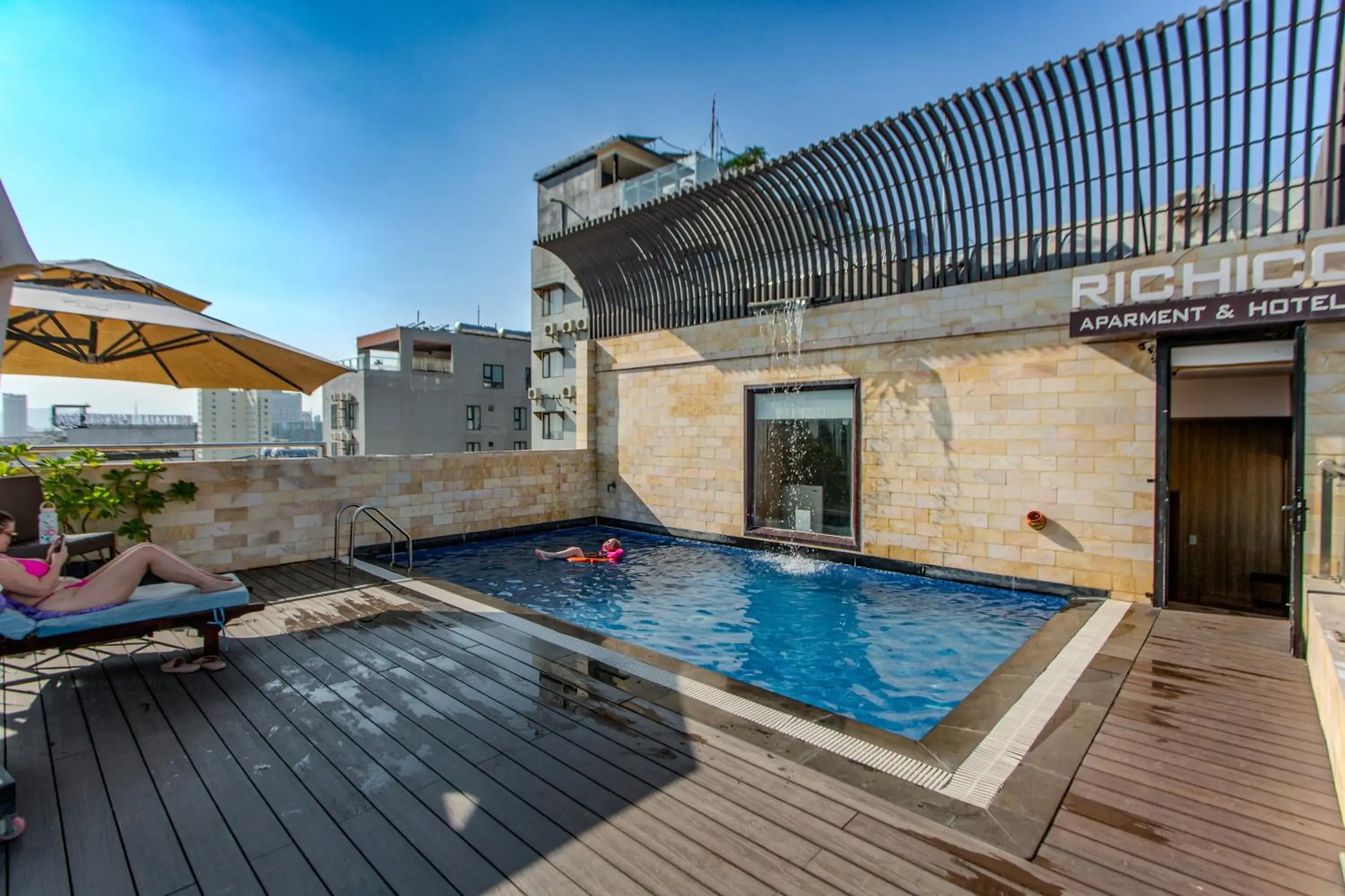 Swimming pool in Richico Apartments And Hotel Swimming pool in Richico Apartments And Hotel