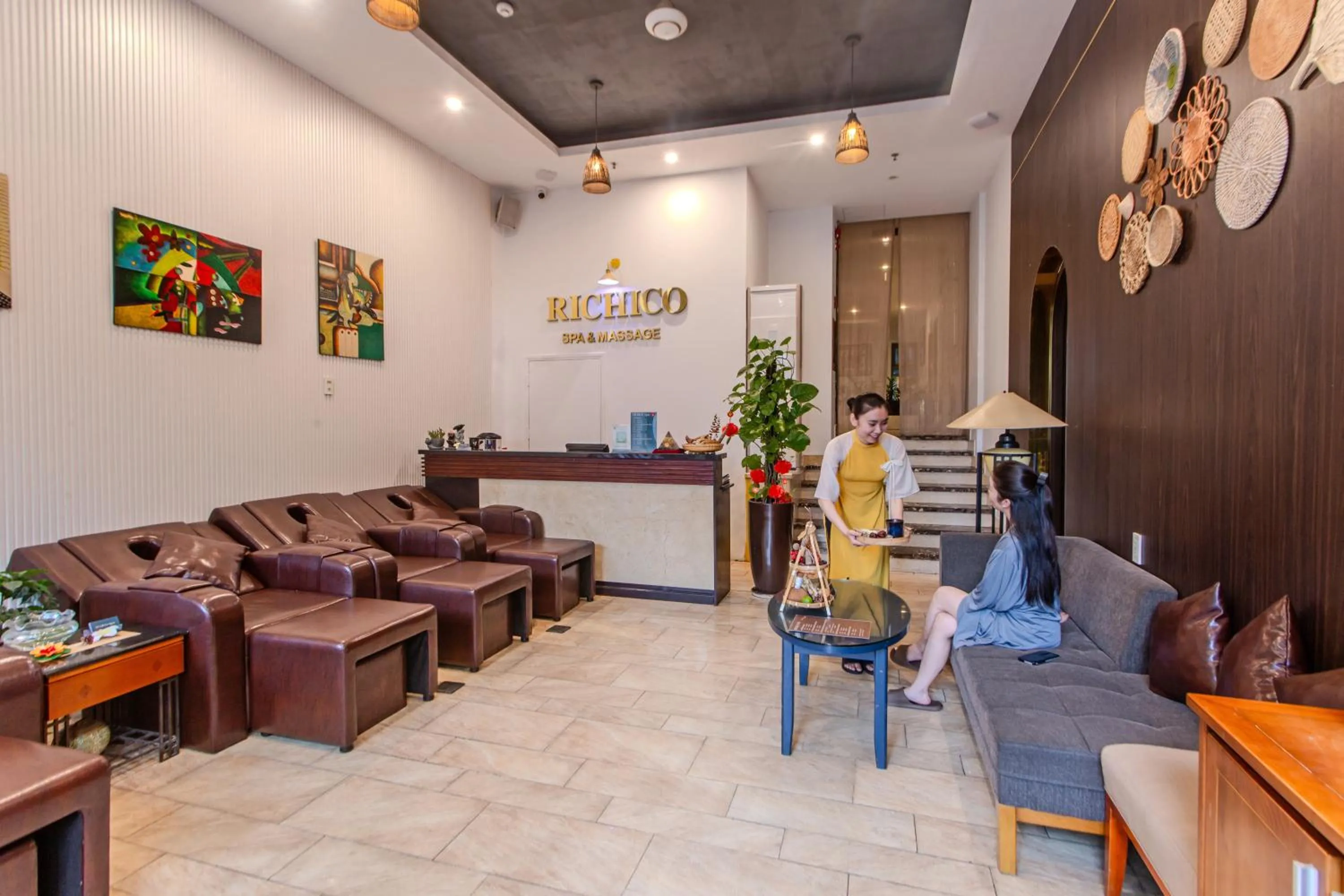 Spa and wellness centre/facilities in Richico Apartments And Hotel