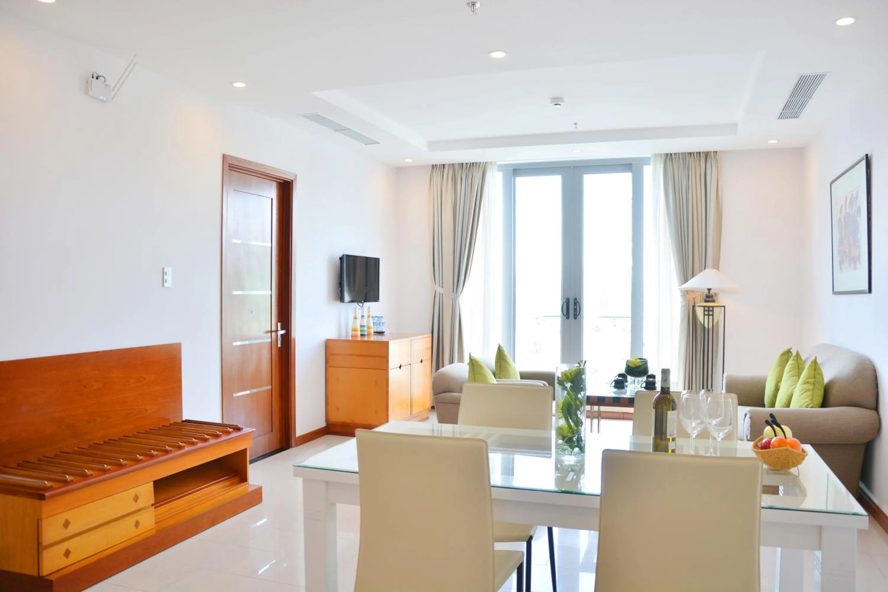 Seating area in Richico Apartments And Hotel