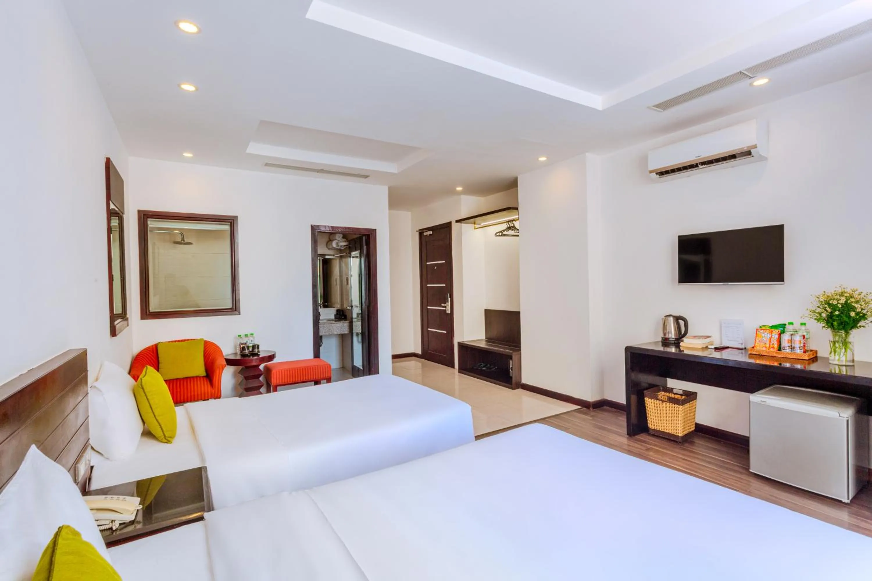 Bed in Richico Apartments And Hotel