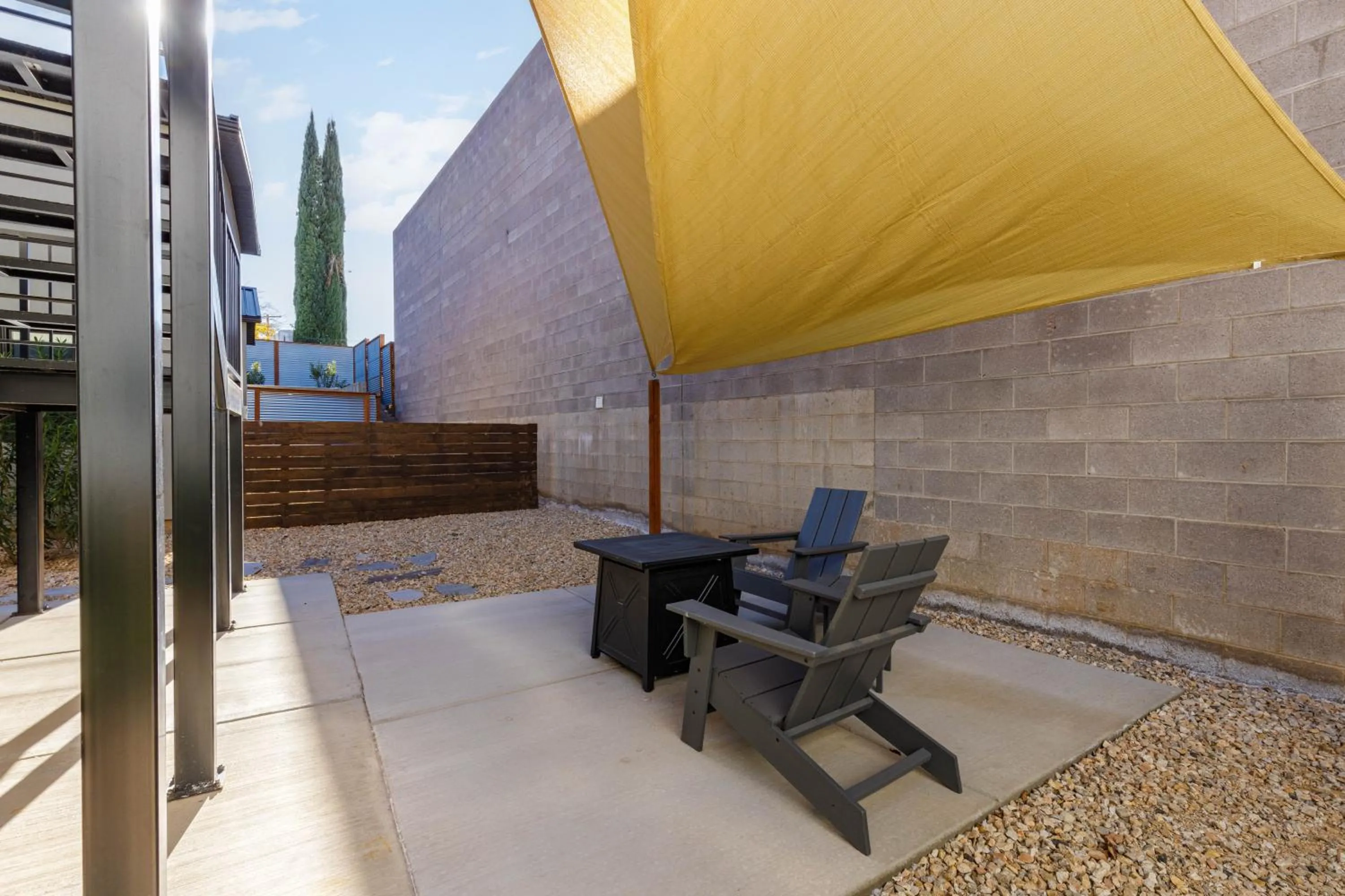 Patio in Zion Oasis Rentals