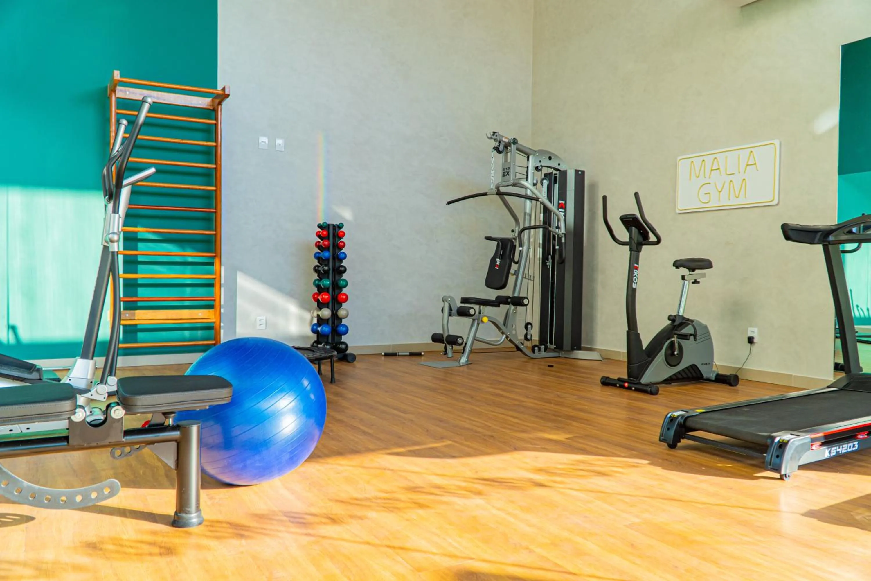 Fitness centre/facilities in Malia Resort By Mai