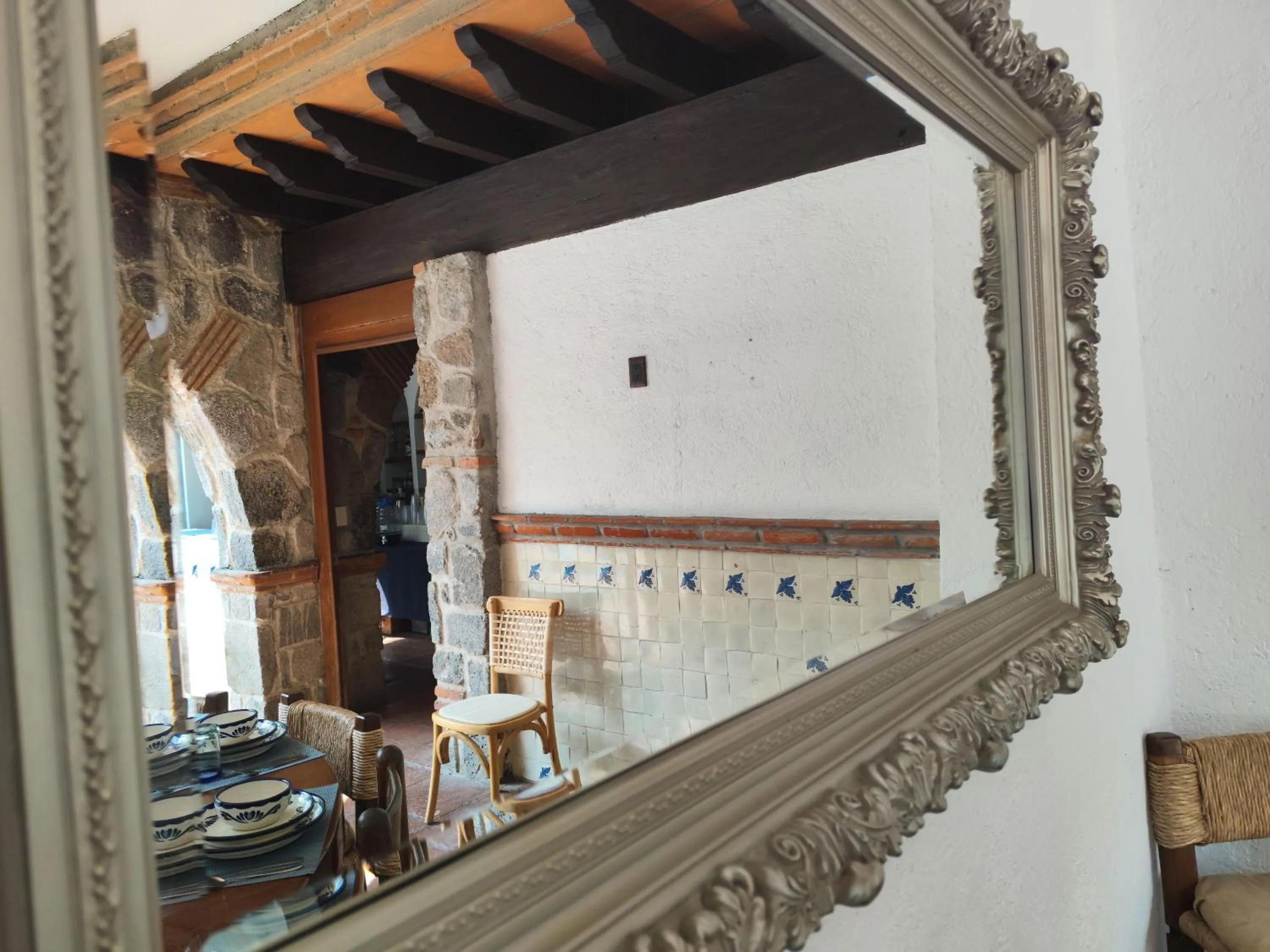 Decorative detail in Casa de las Conchas Cuernavaca