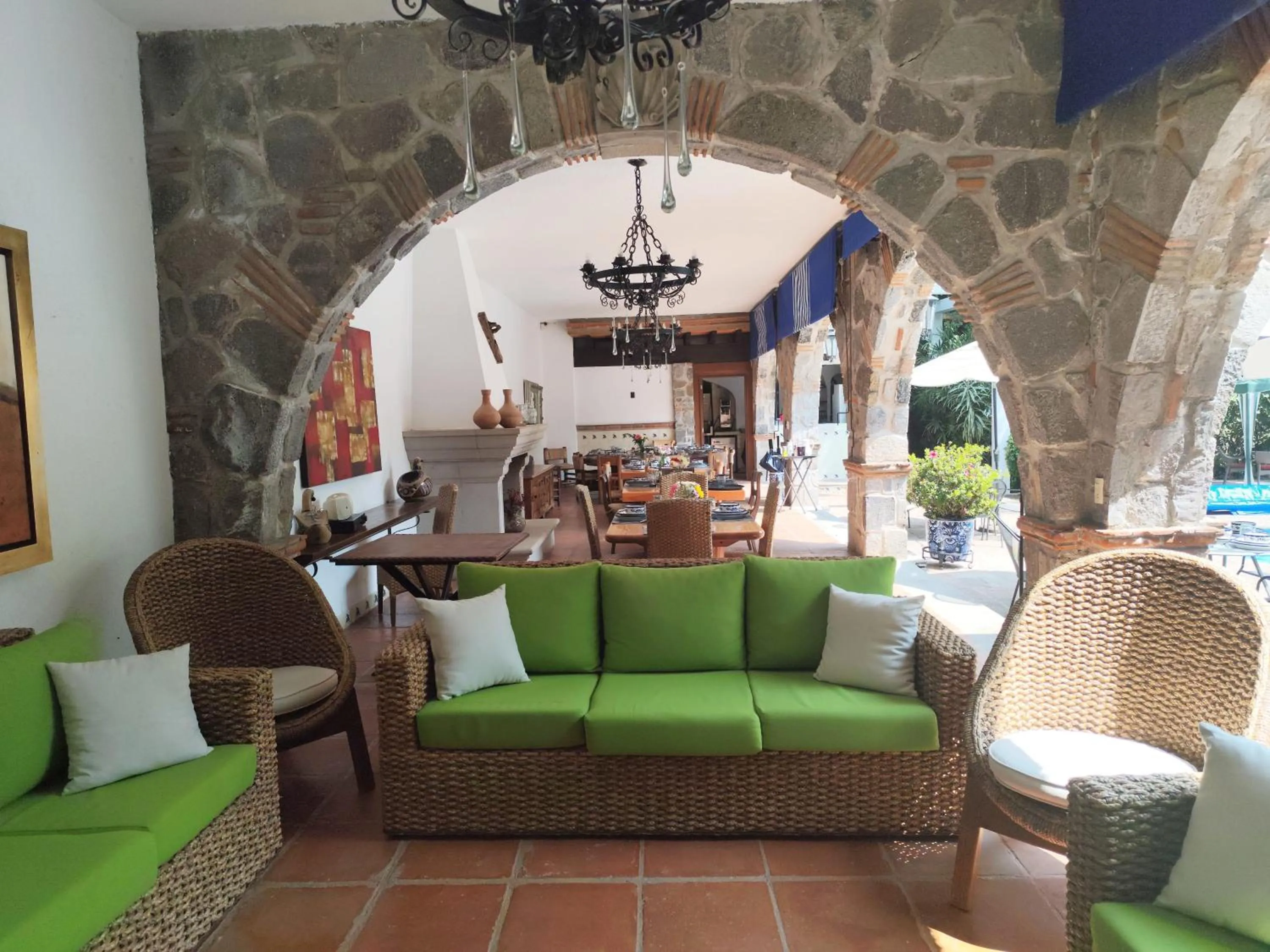 Restaurant/places to eat in Casa de las Conchas Cuernavaca