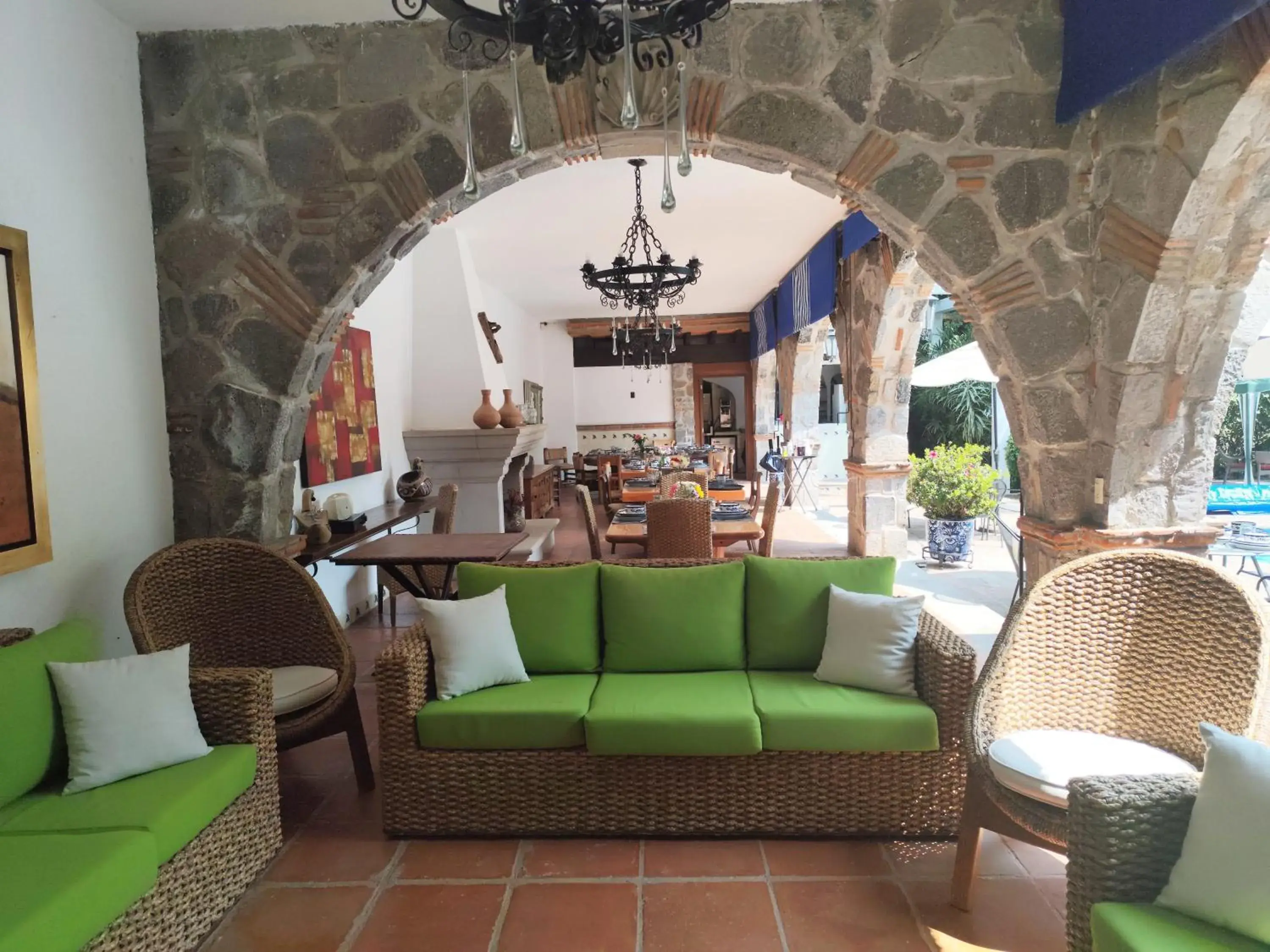 Restaurant/places to eat in Casa de las Conchas Cuernavaca Restaurant/places to eat in Casa de las Conchas Cuernavaca