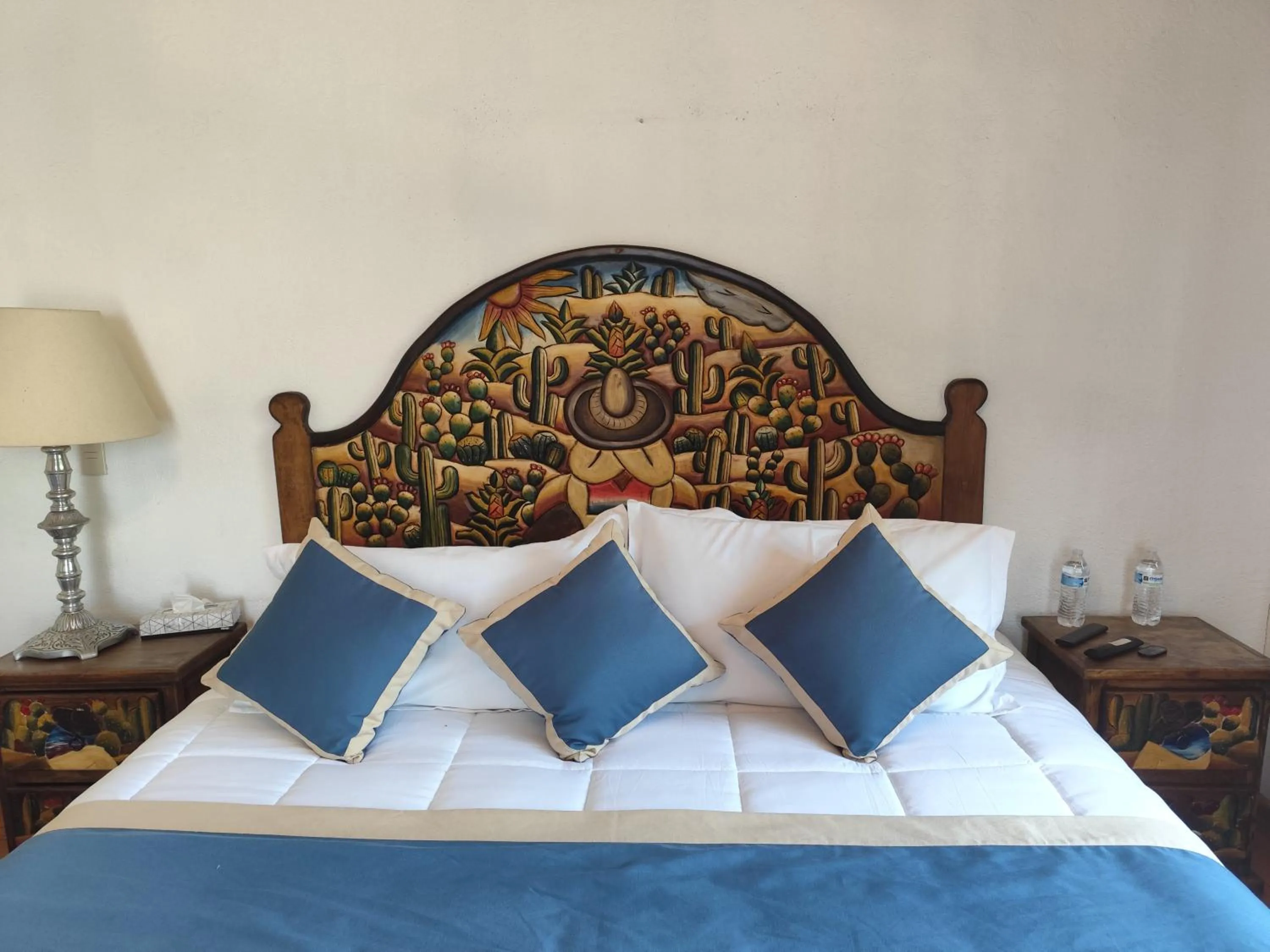 Bed in Casa de las Conchas Cuernavaca