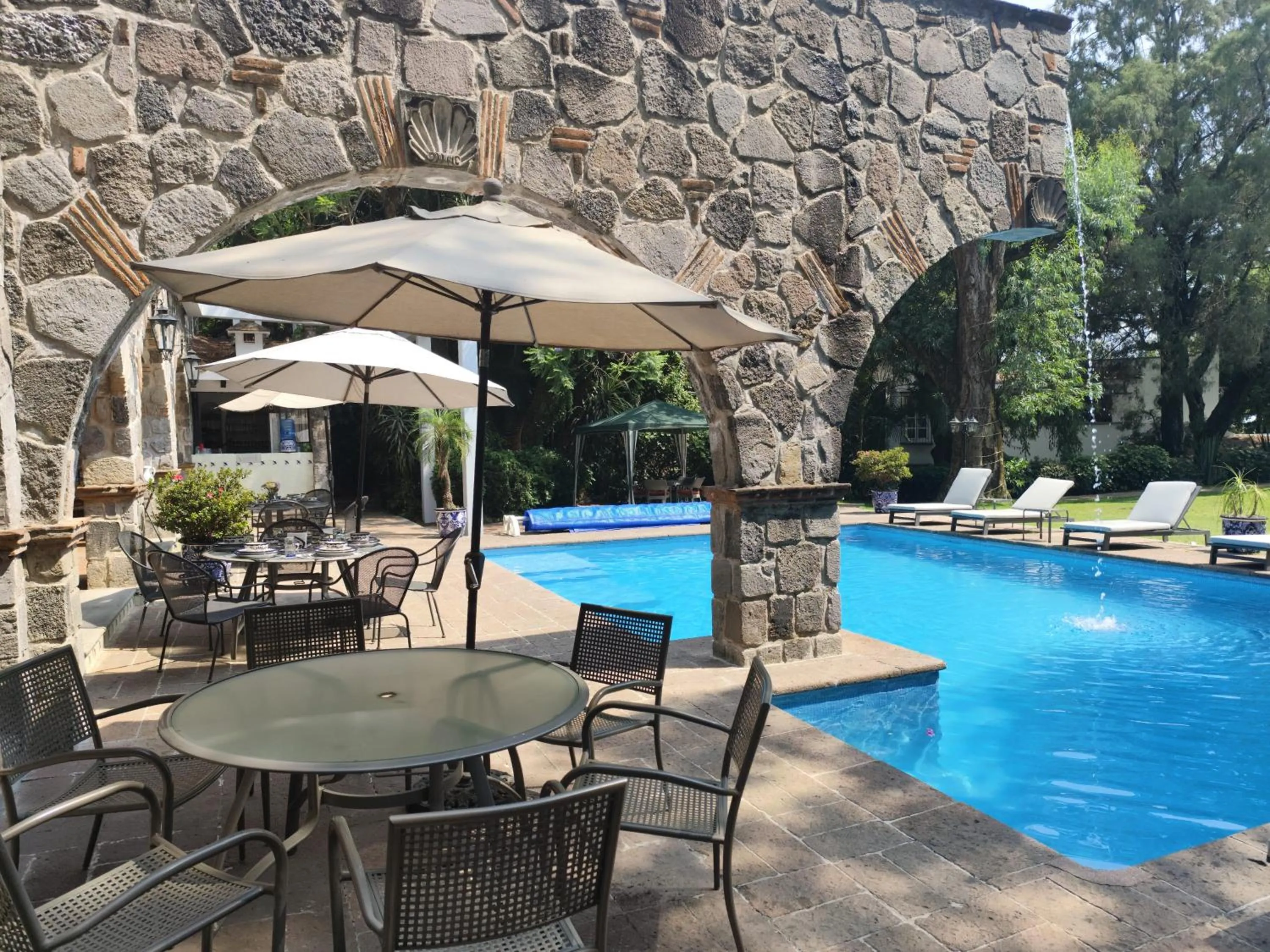 Patio in Casa de las Conchas Cuernavaca