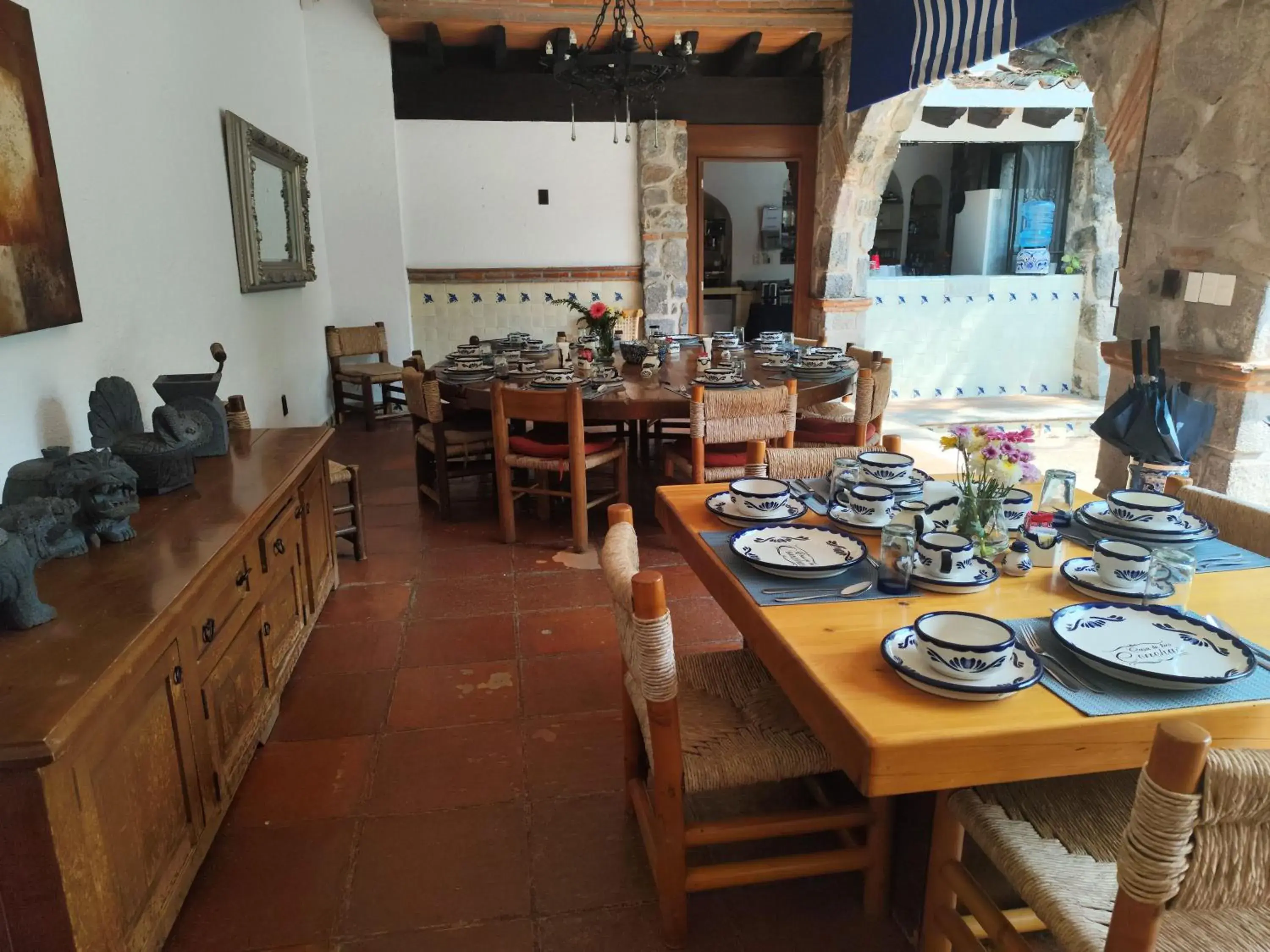 Restaurant/places to eat in Casa de las Conchas Cuernavaca Restaurant/places to eat in Casa de las Conchas Cuernavaca