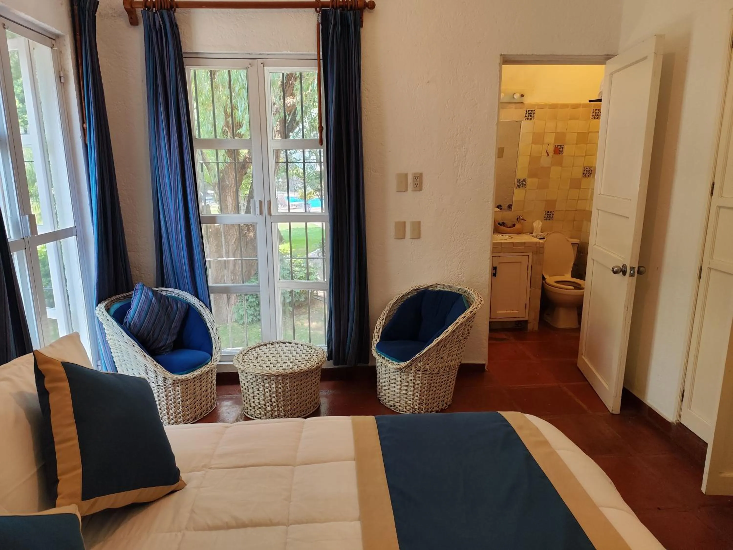 Bed in Casa de las Conchas Cuernavaca