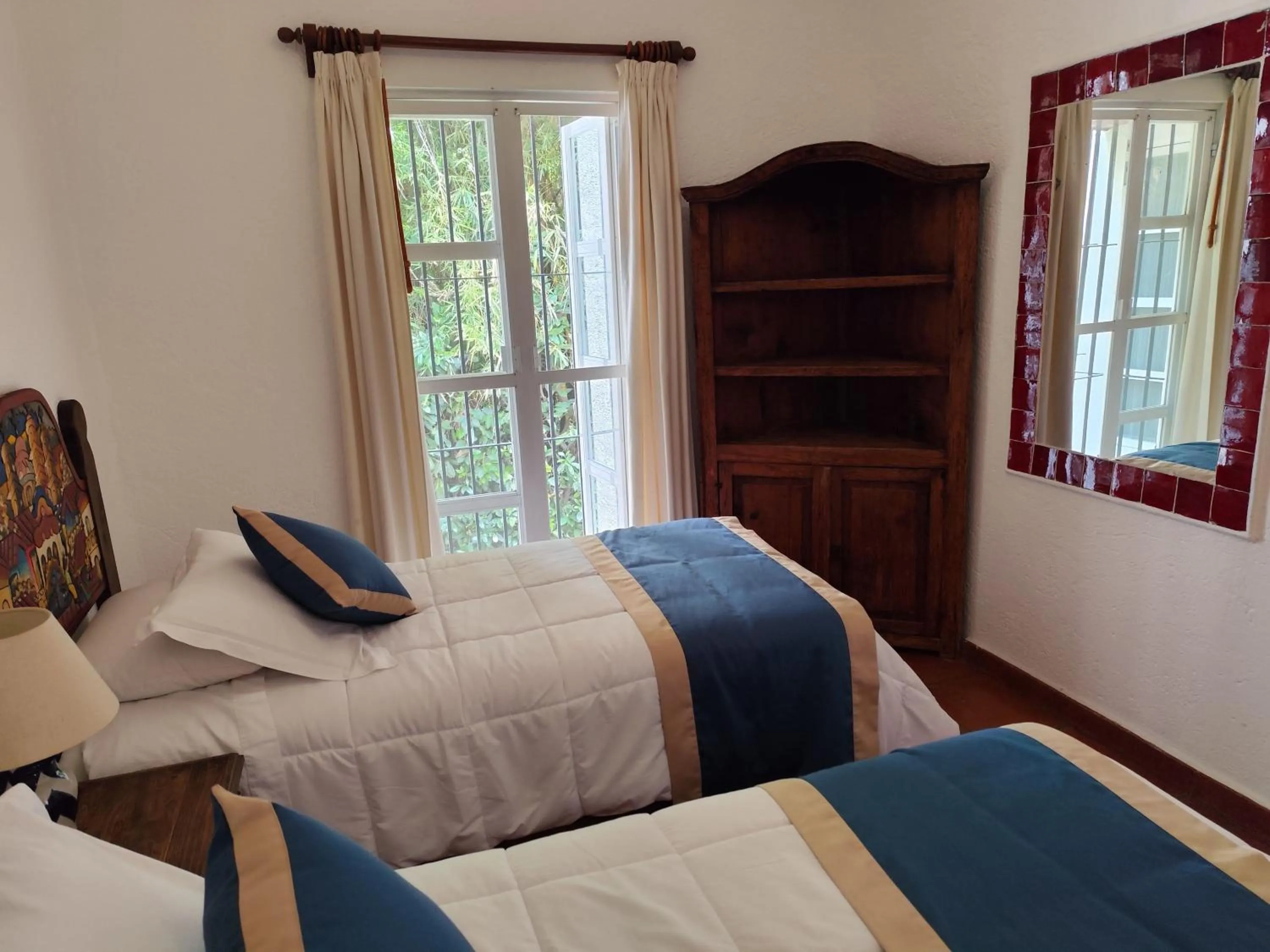 Bed in Casa de las Conchas Cuernavaca