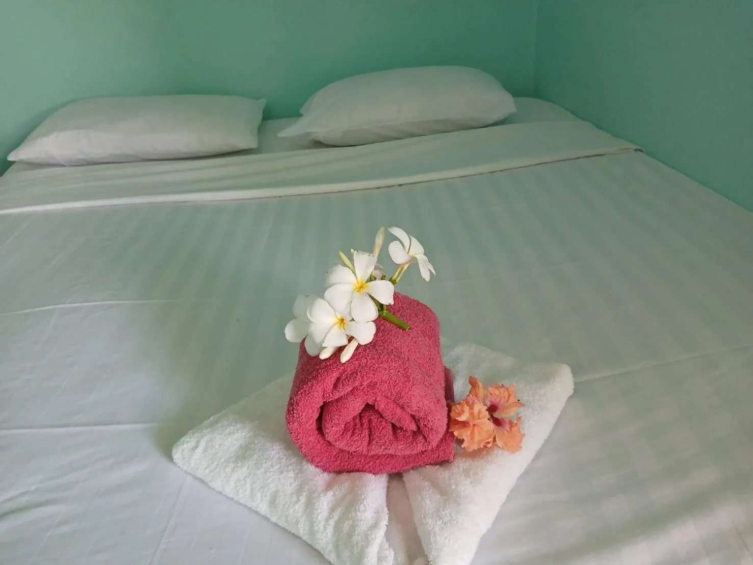Bed in Stella Resort Khanom