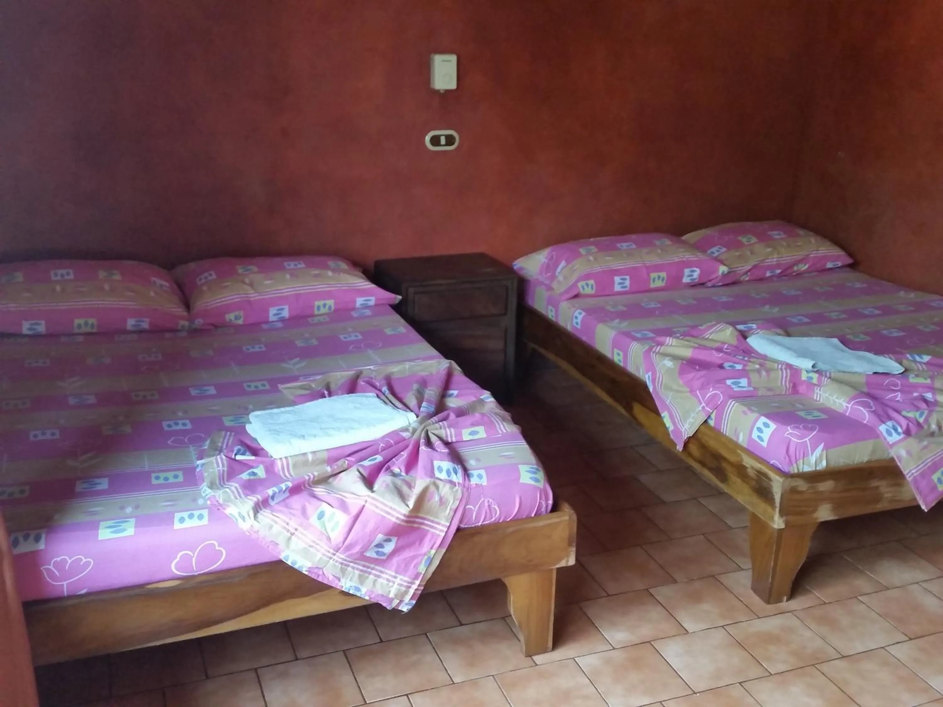 Bed in Hotel Cabinas Mar Y Cielo