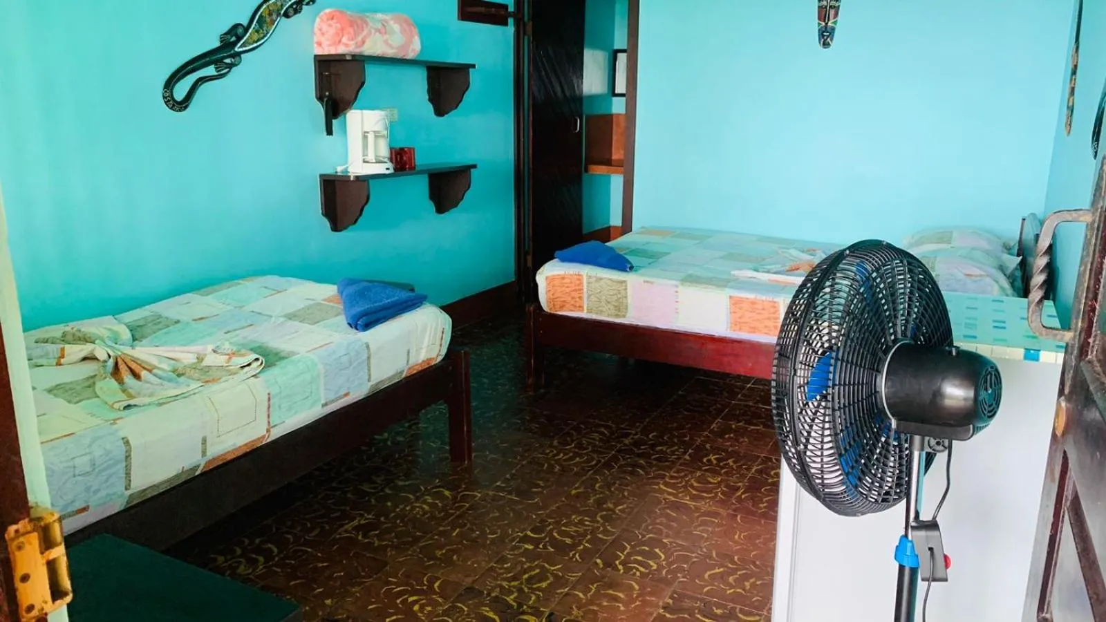 Bed in Hotel Cabinas Mar Y Cielo