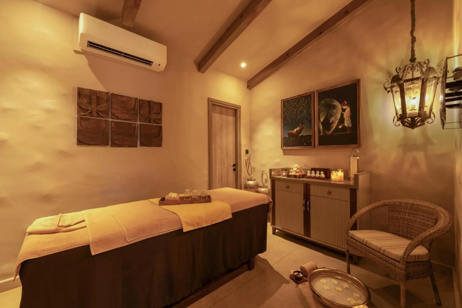 Bed in The Evren, Vagator - SLH-A Small Luxury Hotel