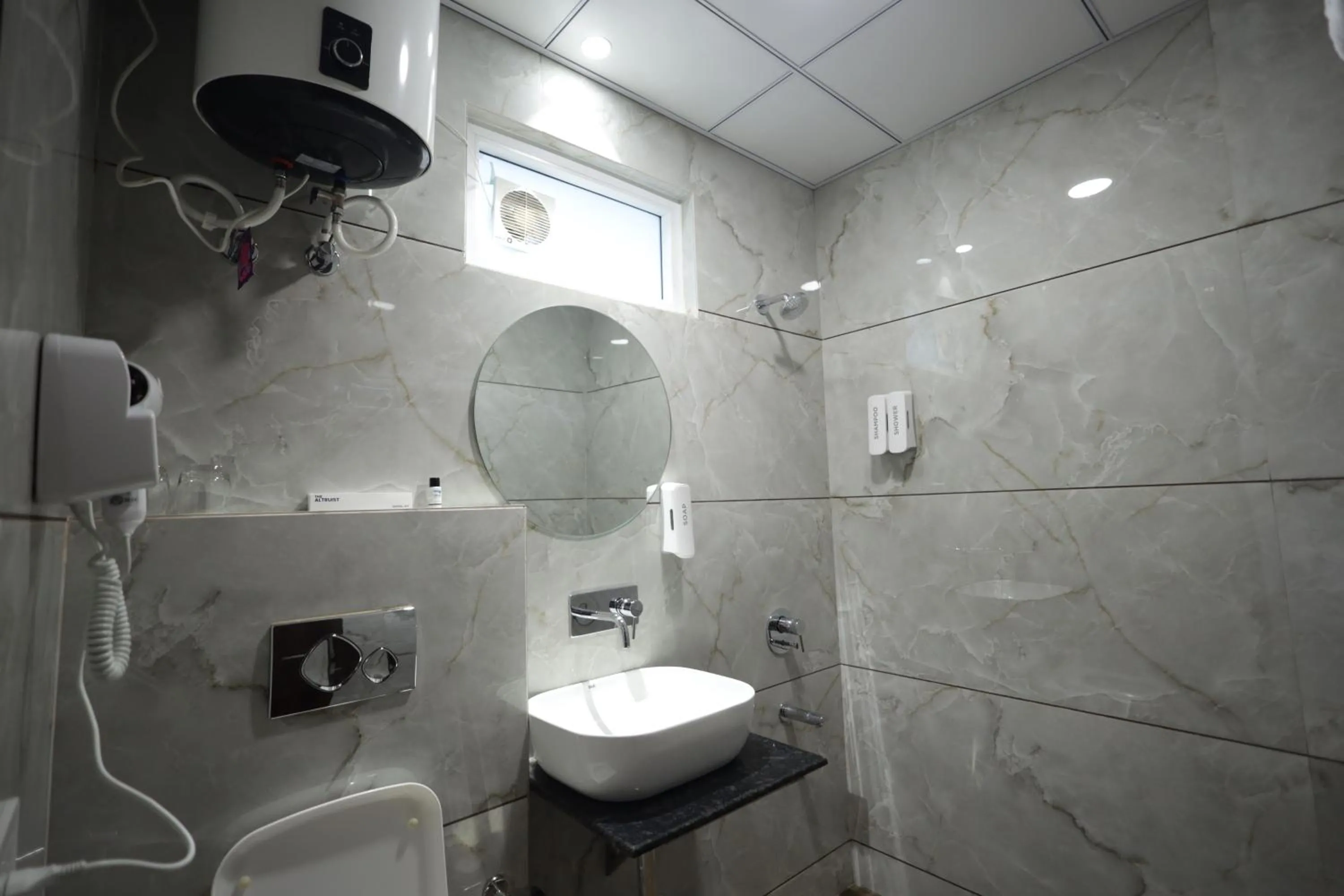 Bathroom in The Altruist Gurugram Hotel