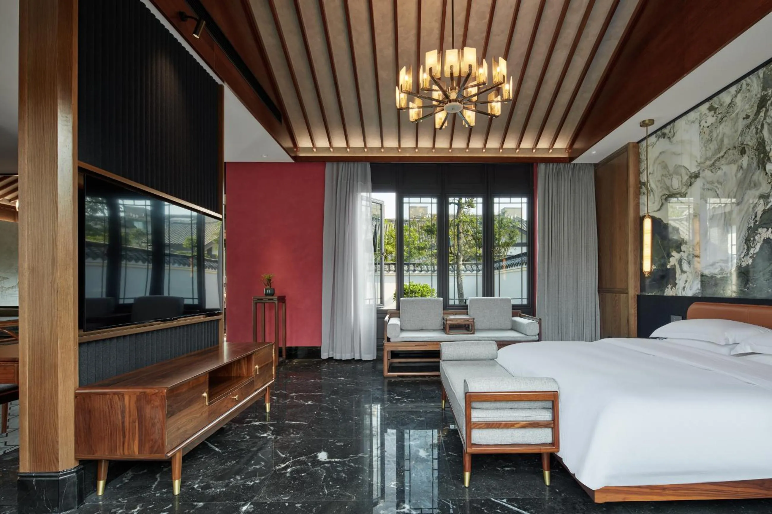 Bed in Moonrise Hotels Resorts