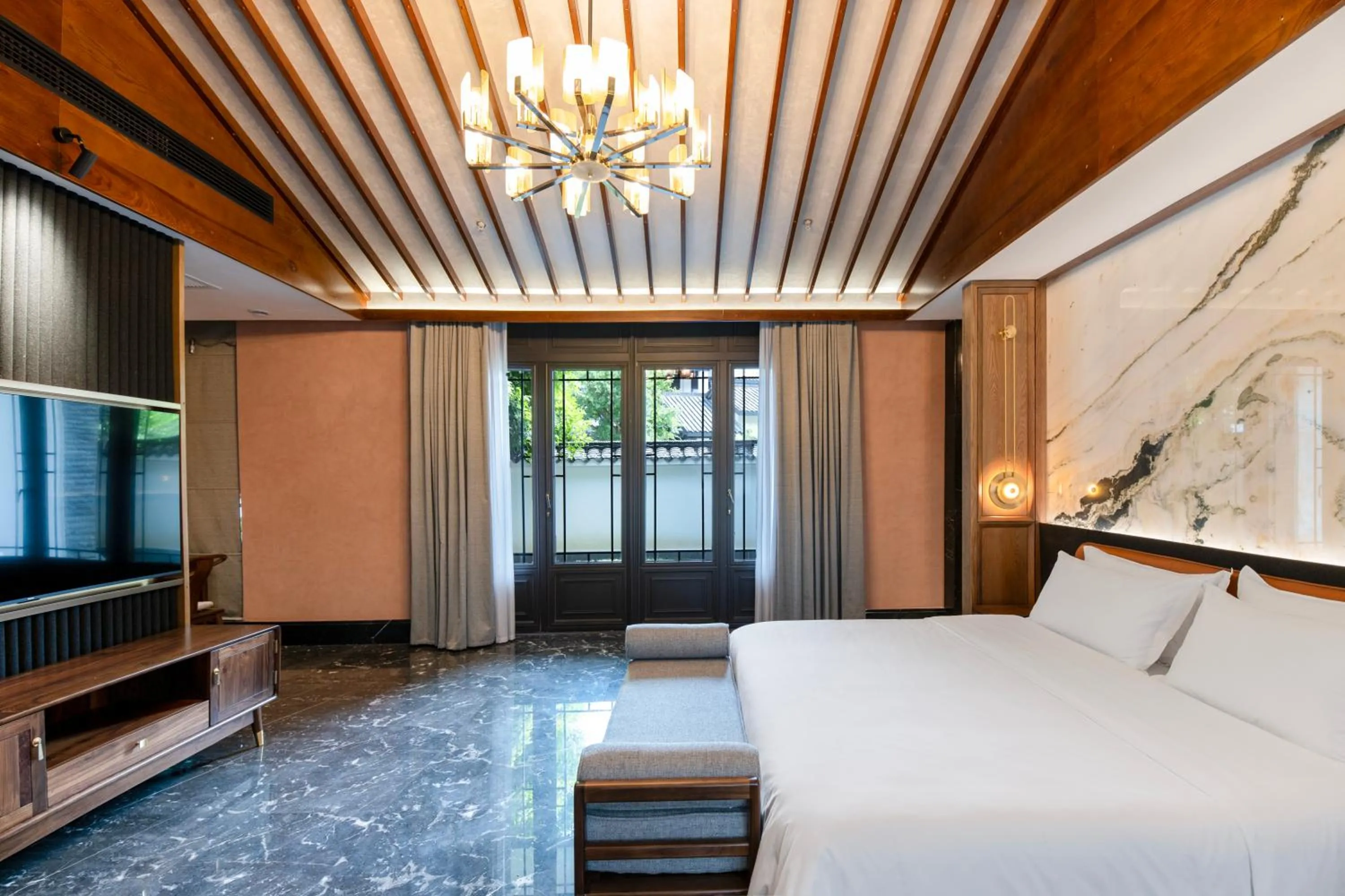 Bed in Moonrise Hotels Resorts
