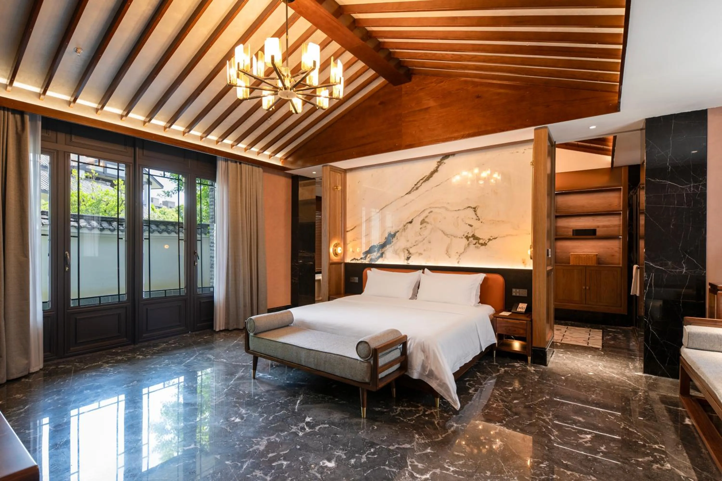 Bed in Moonrise Hotels Resorts