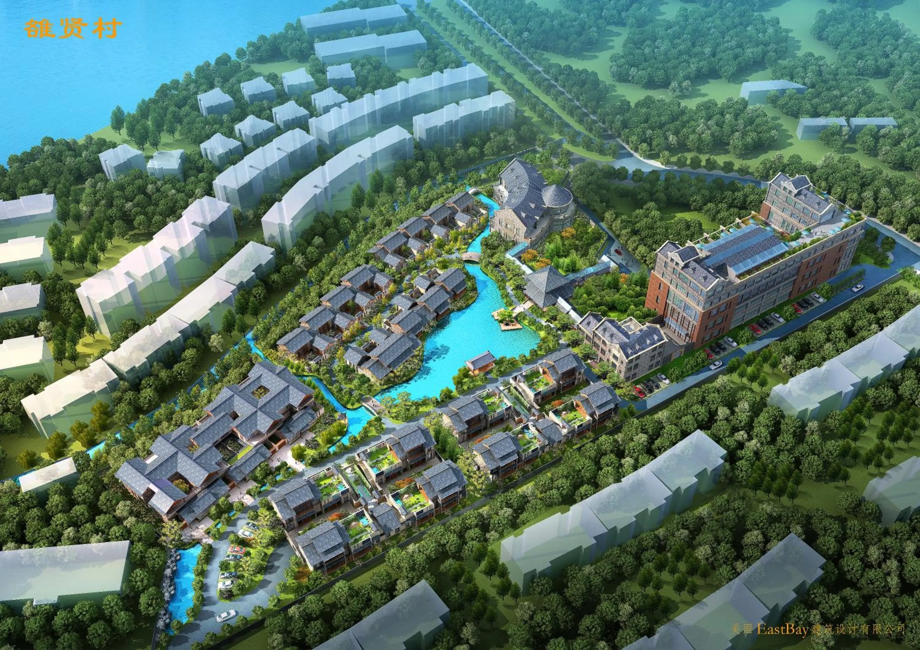 Bird's eye view in Moonrise Hotels Resorts