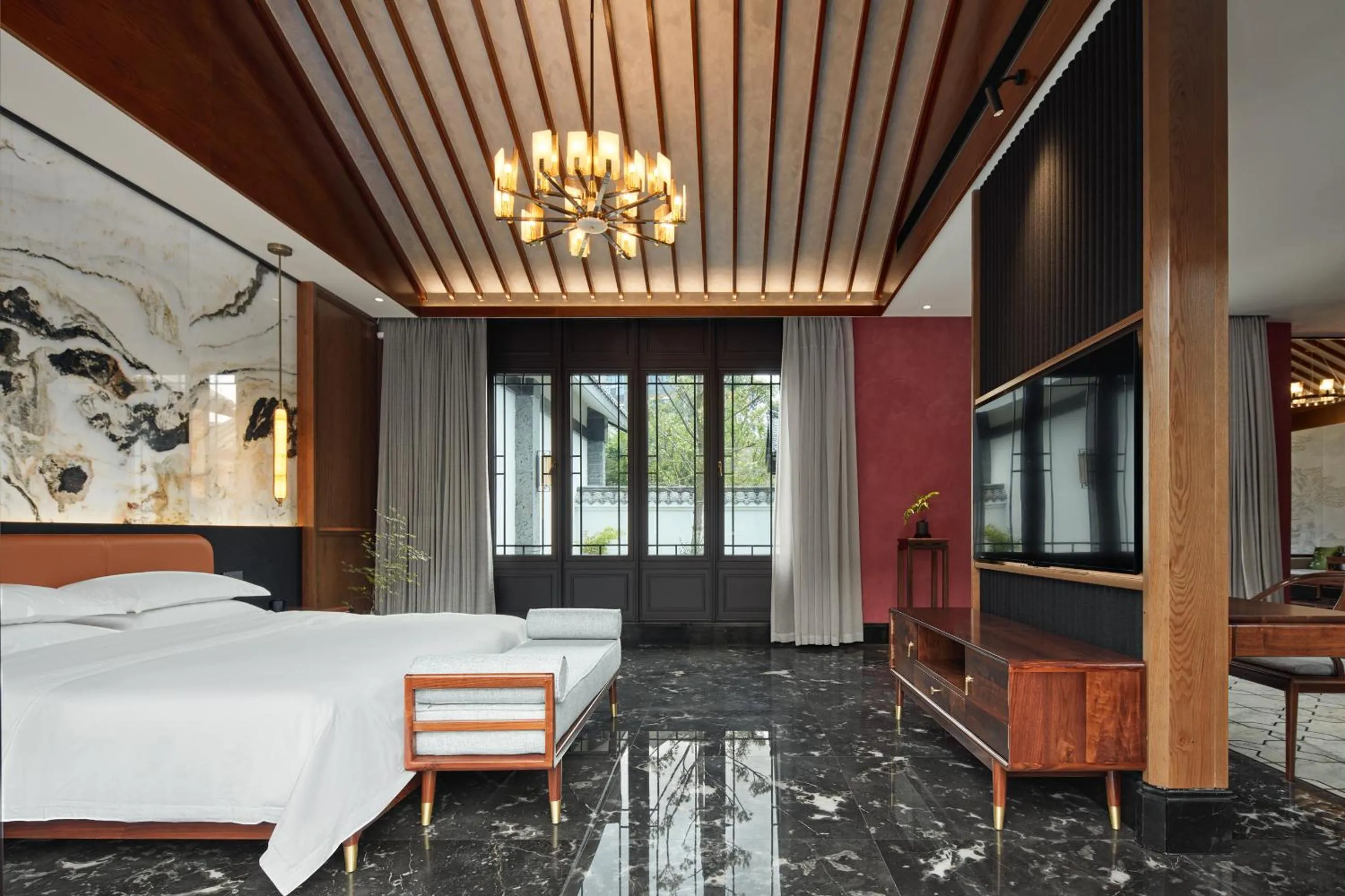 Bed in Moonrise Hotels Resorts