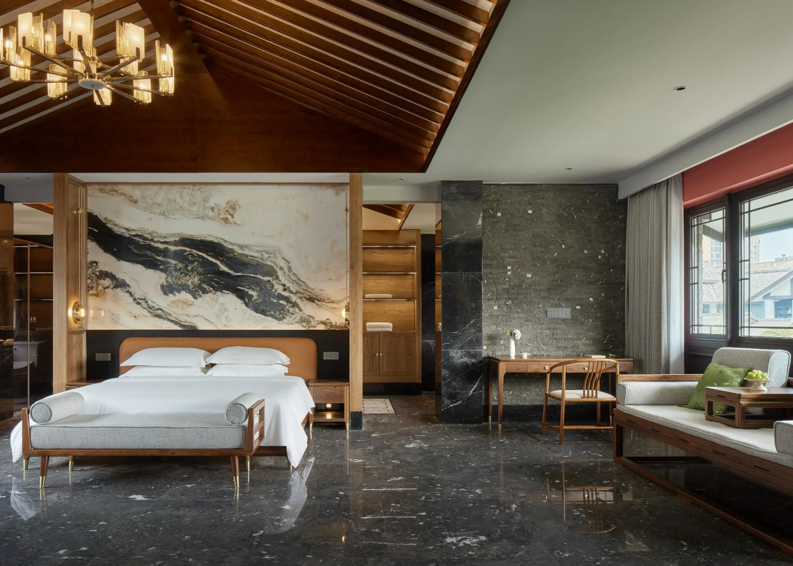 Bed in Moonrise Hotels Resorts