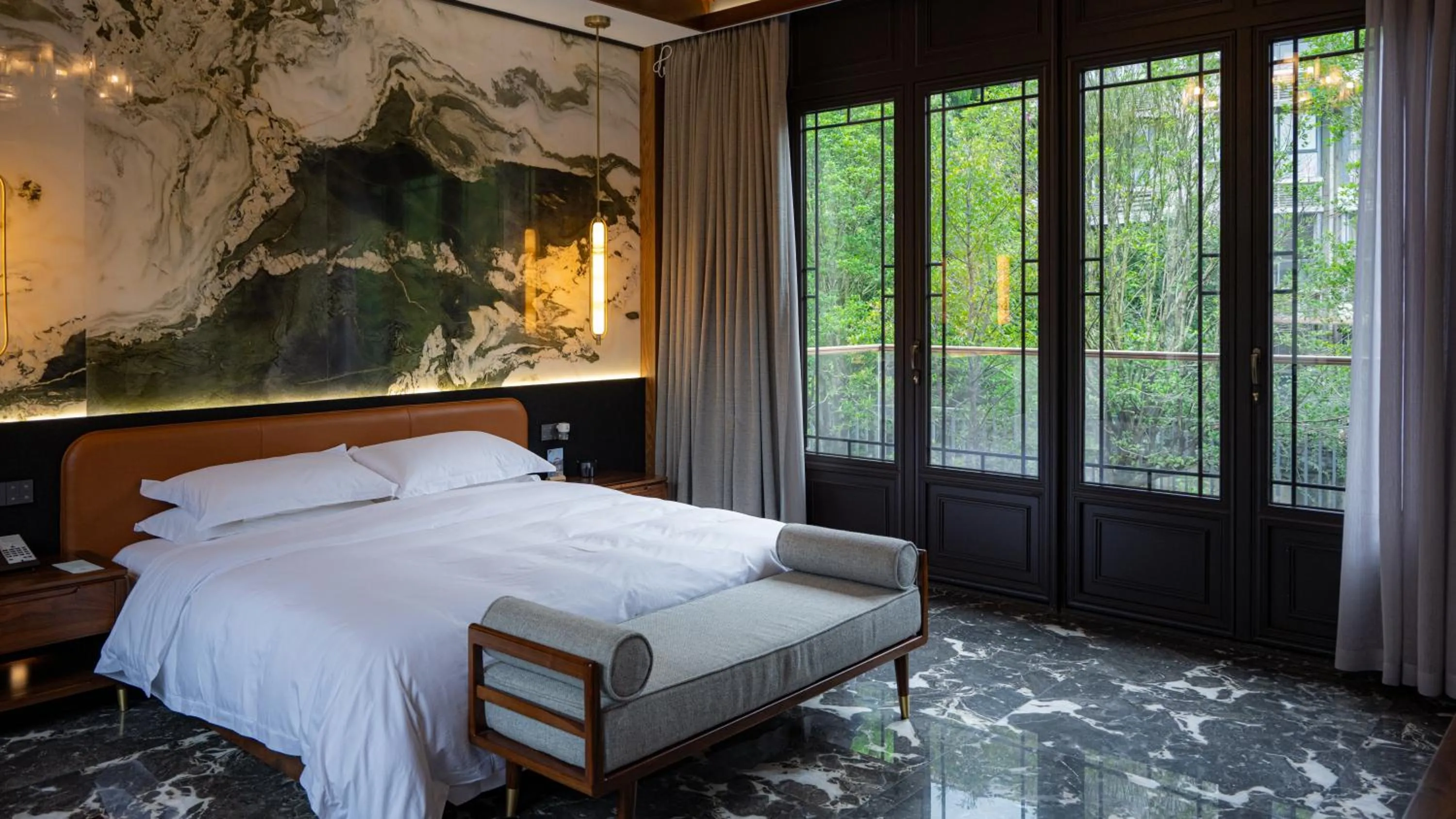 Bed in Moonrise Hotels Resorts