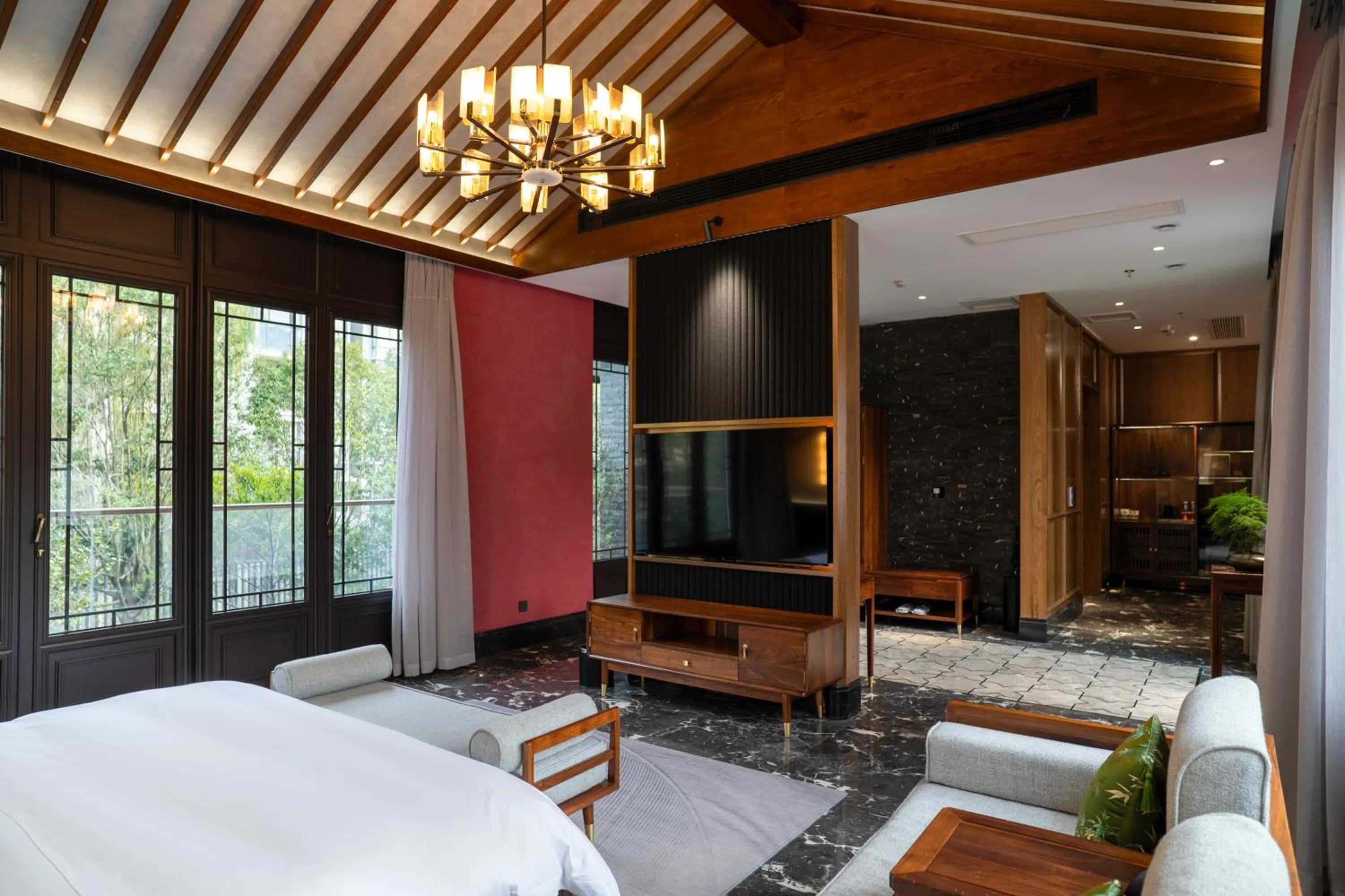Bed in Moonrise Hotels Resorts