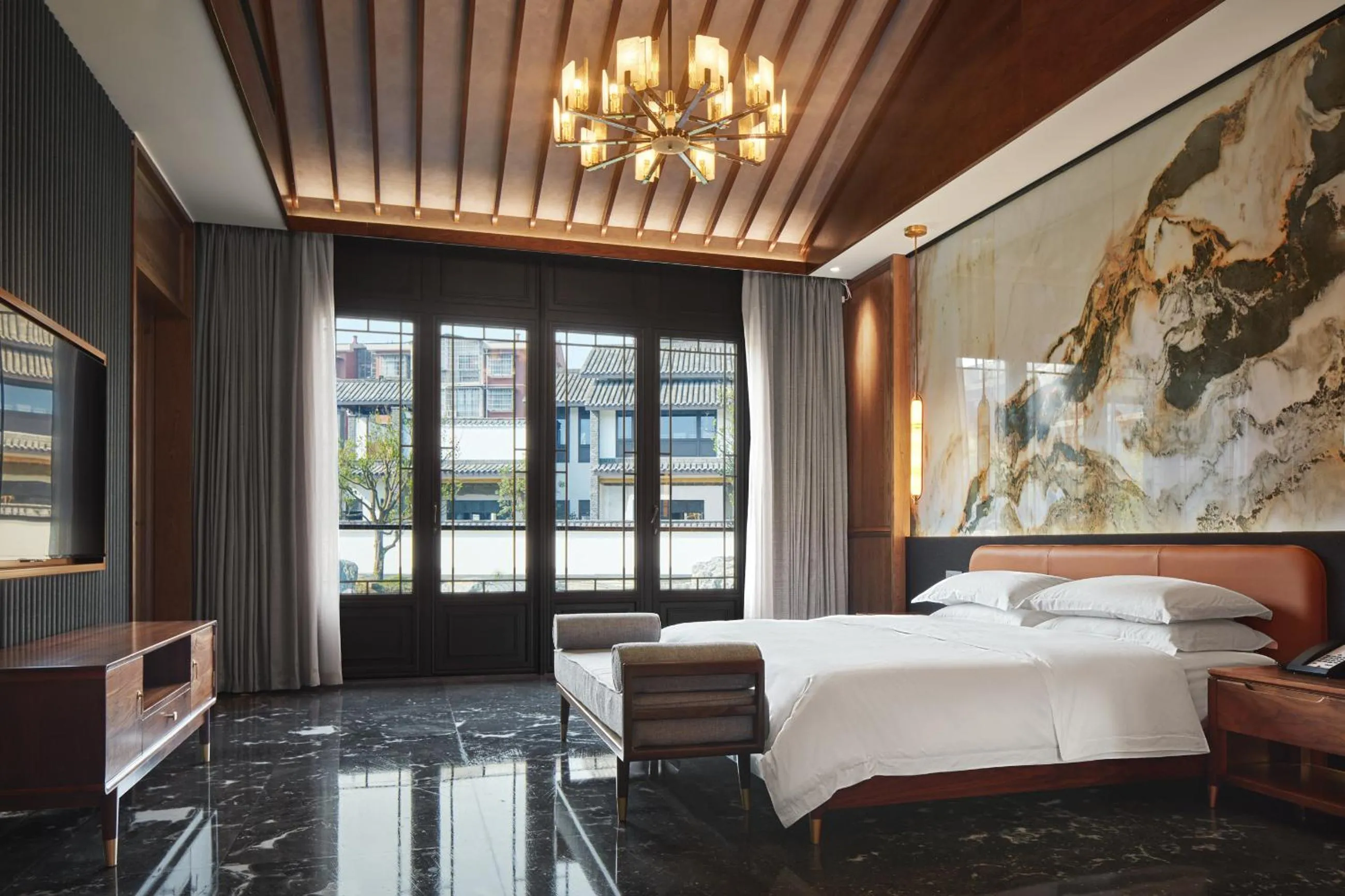 Bed in Moonrise Hotels Resorts