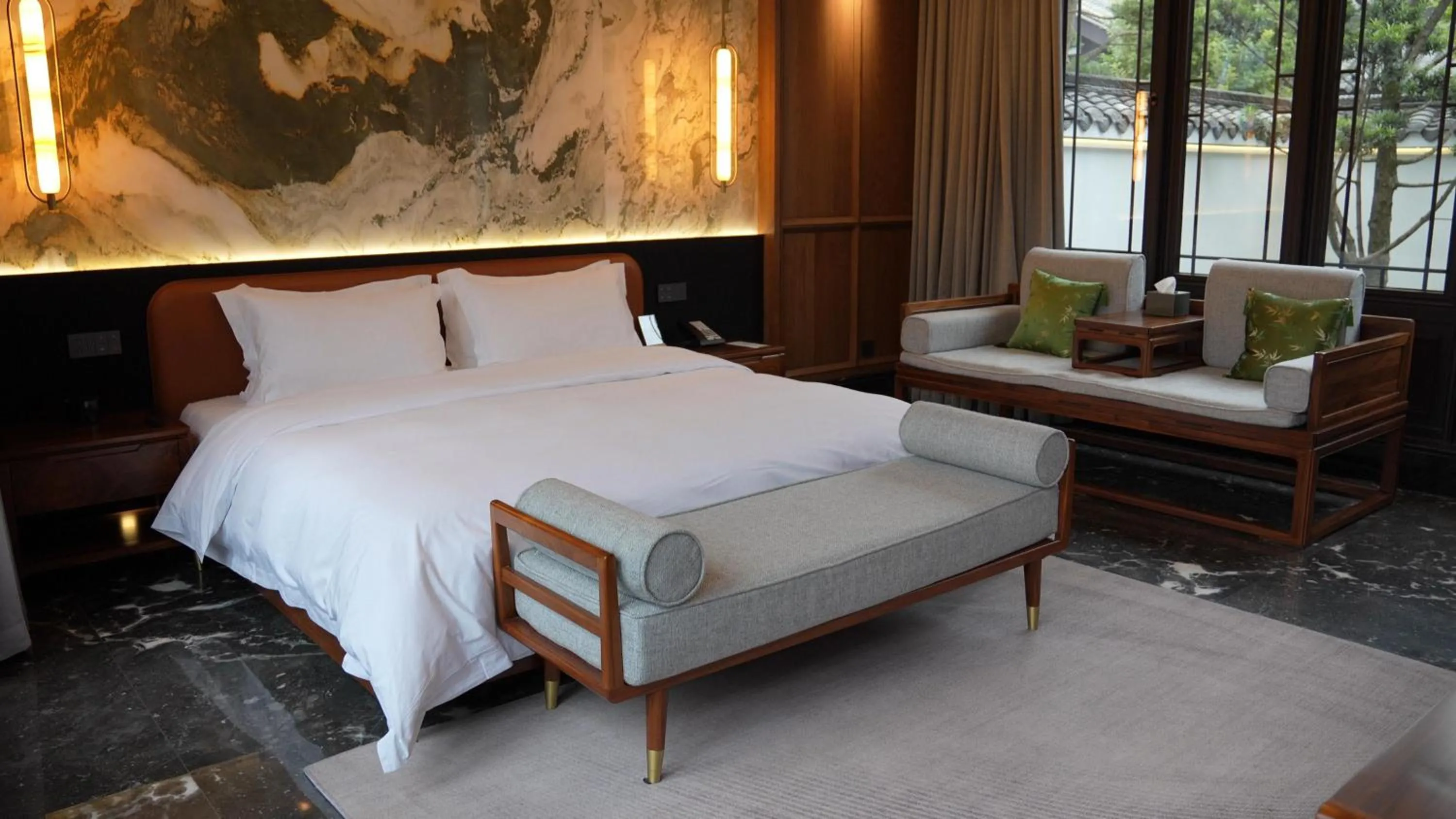 Bed in Moonrise Hotels Resorts