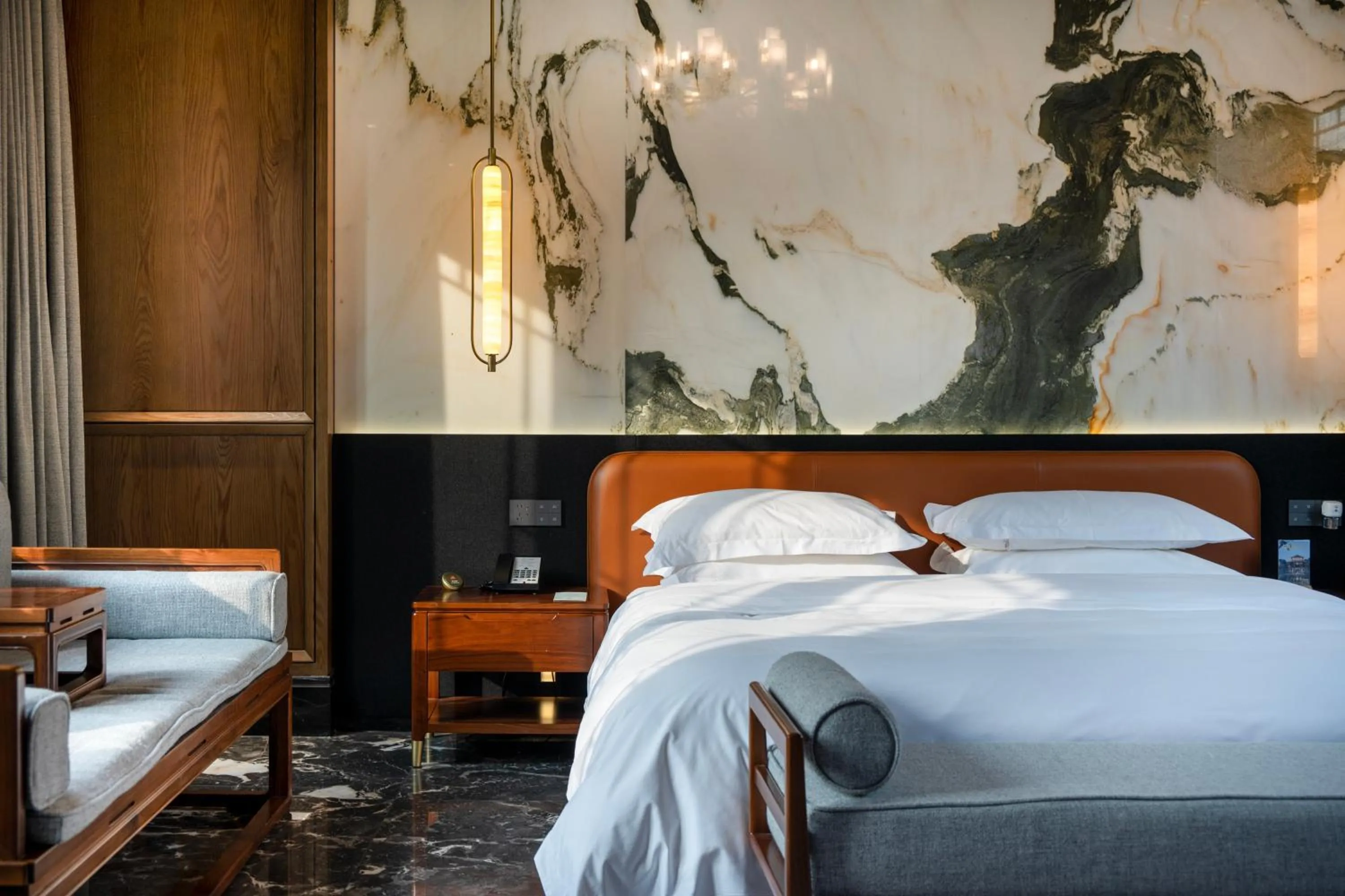 Bed in Moonrise Hotels Resorts