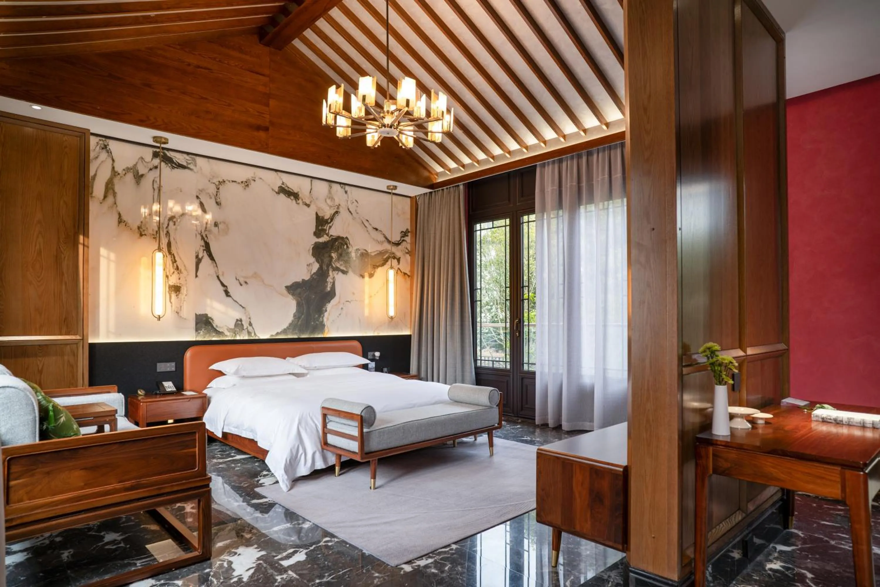 Bed in Moonrise Hotels Resorts