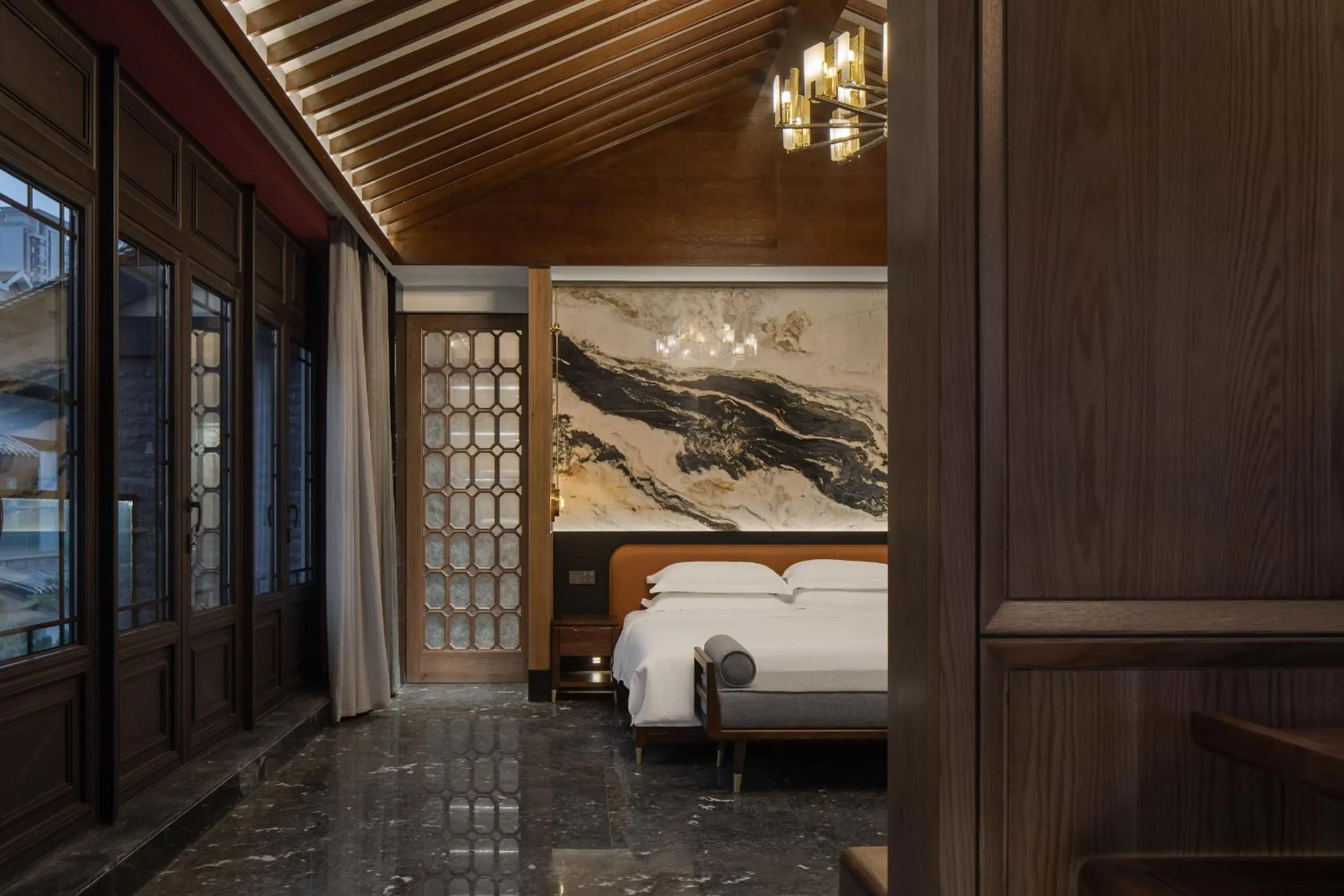 Bed in Moonrise Hotels Resorts