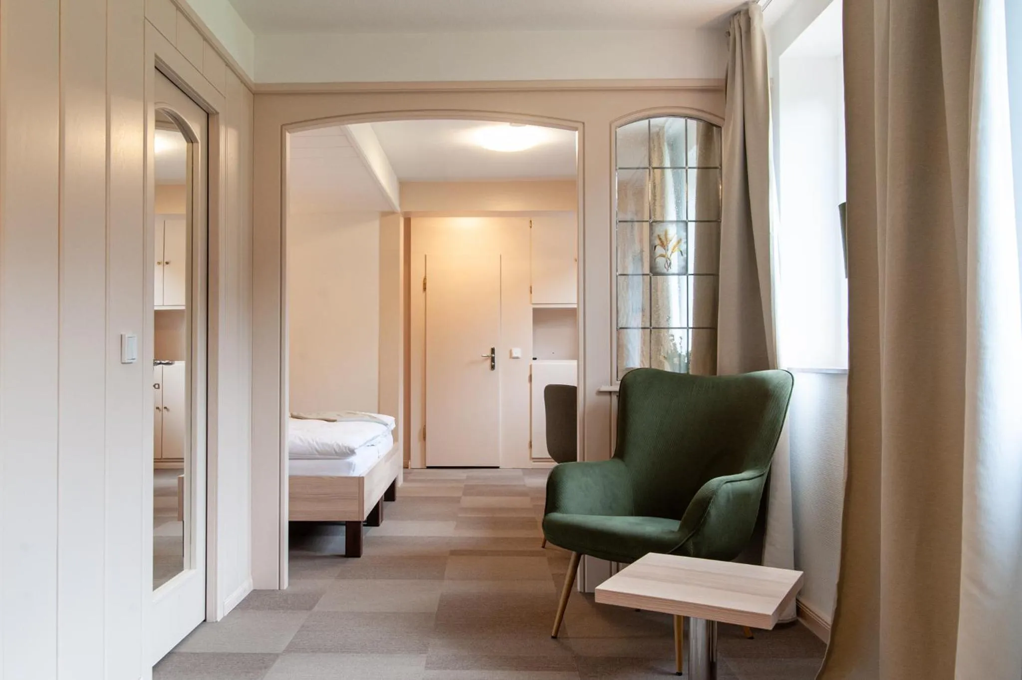 Photo of the whole room, Bed in Forellenhof Wald- und Wiesenquartier