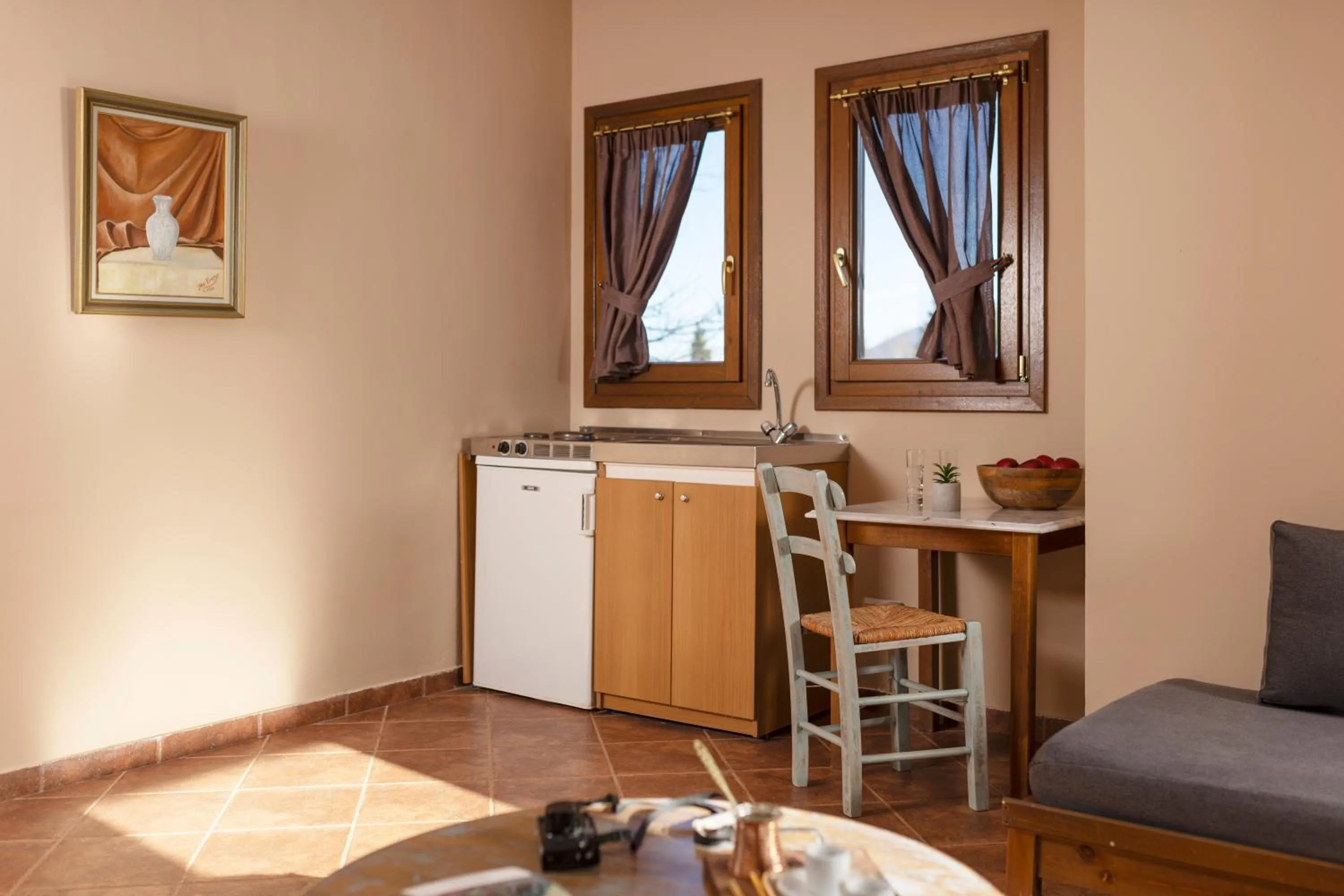 Kitchen or kitchenette in Ktima Alonaki