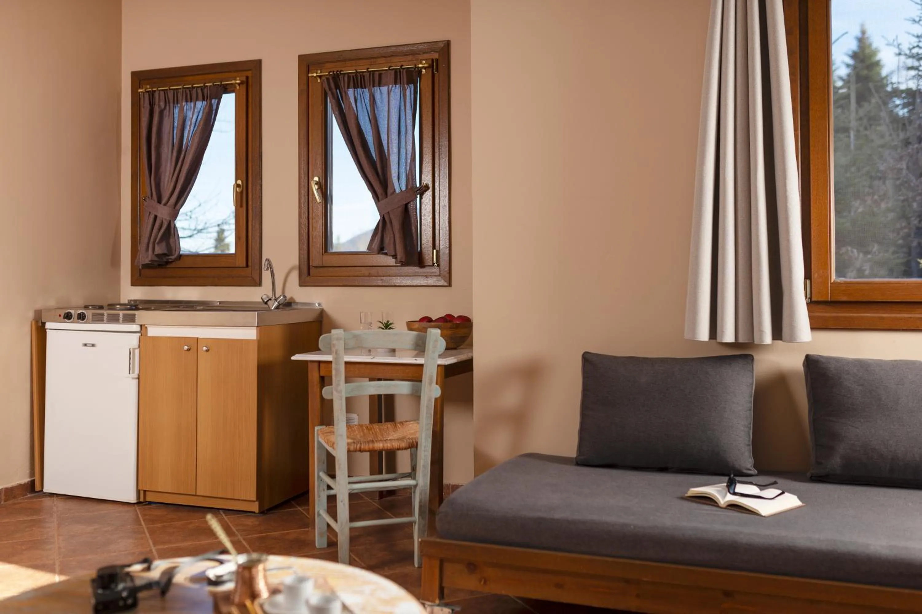 Kitchen or kitchenette in Ktima Alonaki