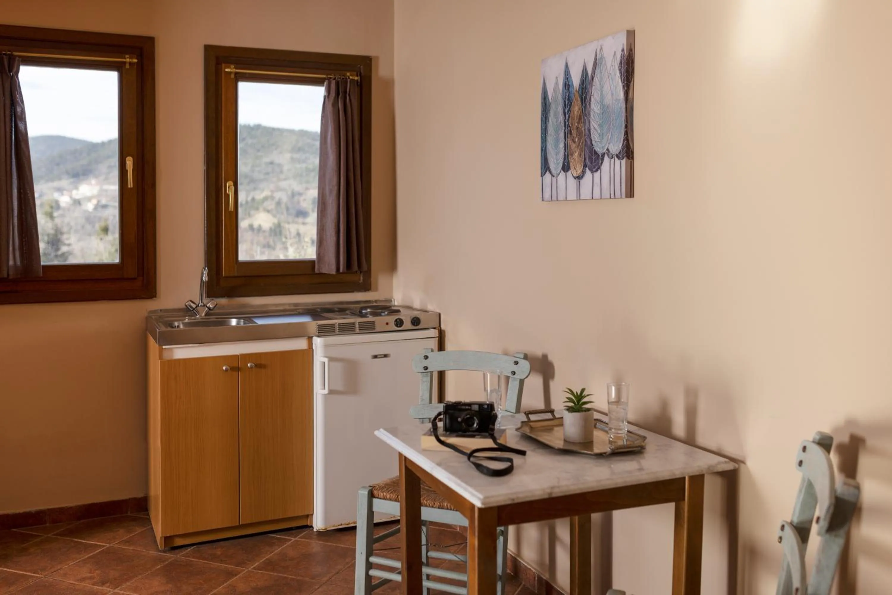 Kitchen or kitchenette in Ktima Alonaki