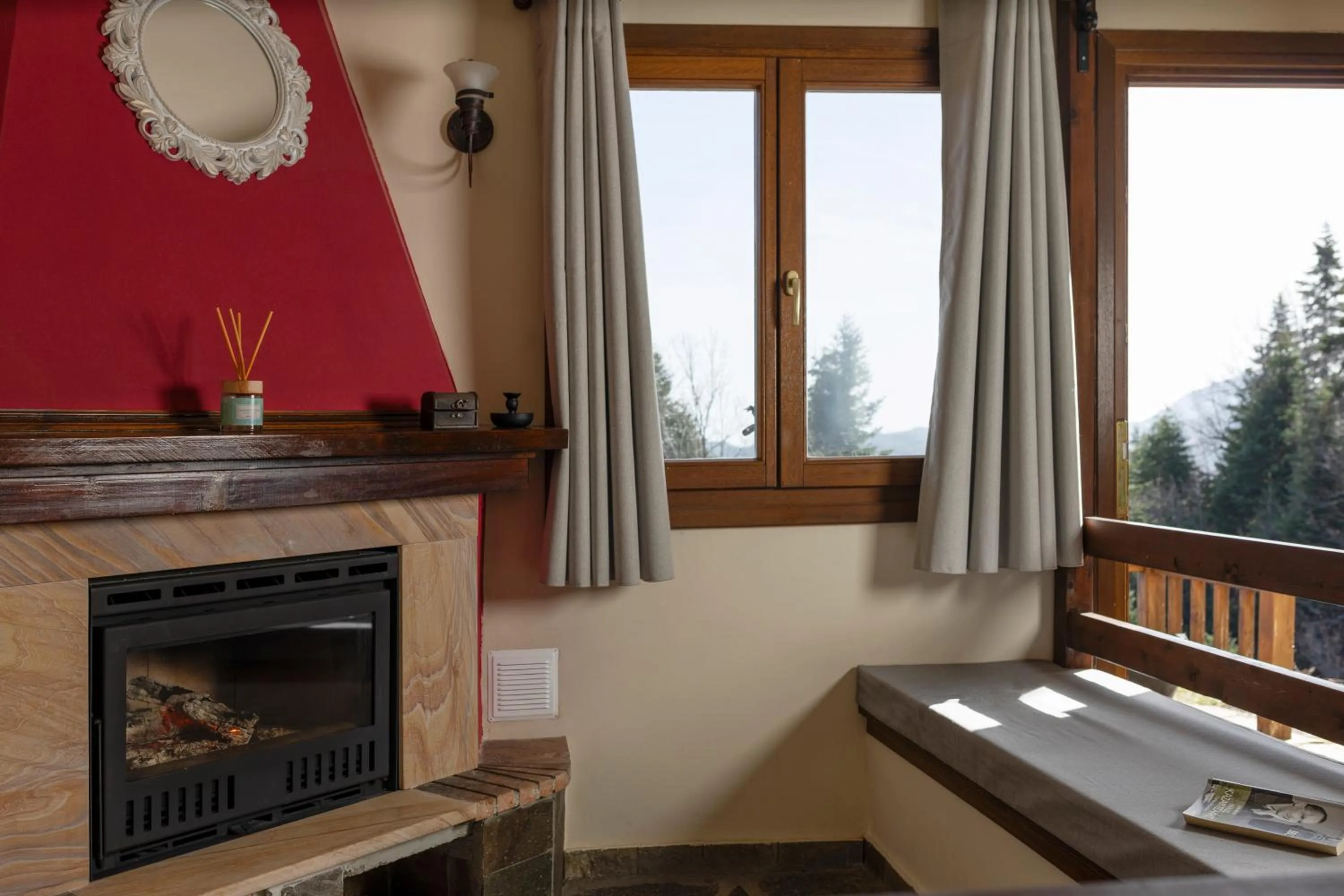 fireplace in Ktima Alonaki