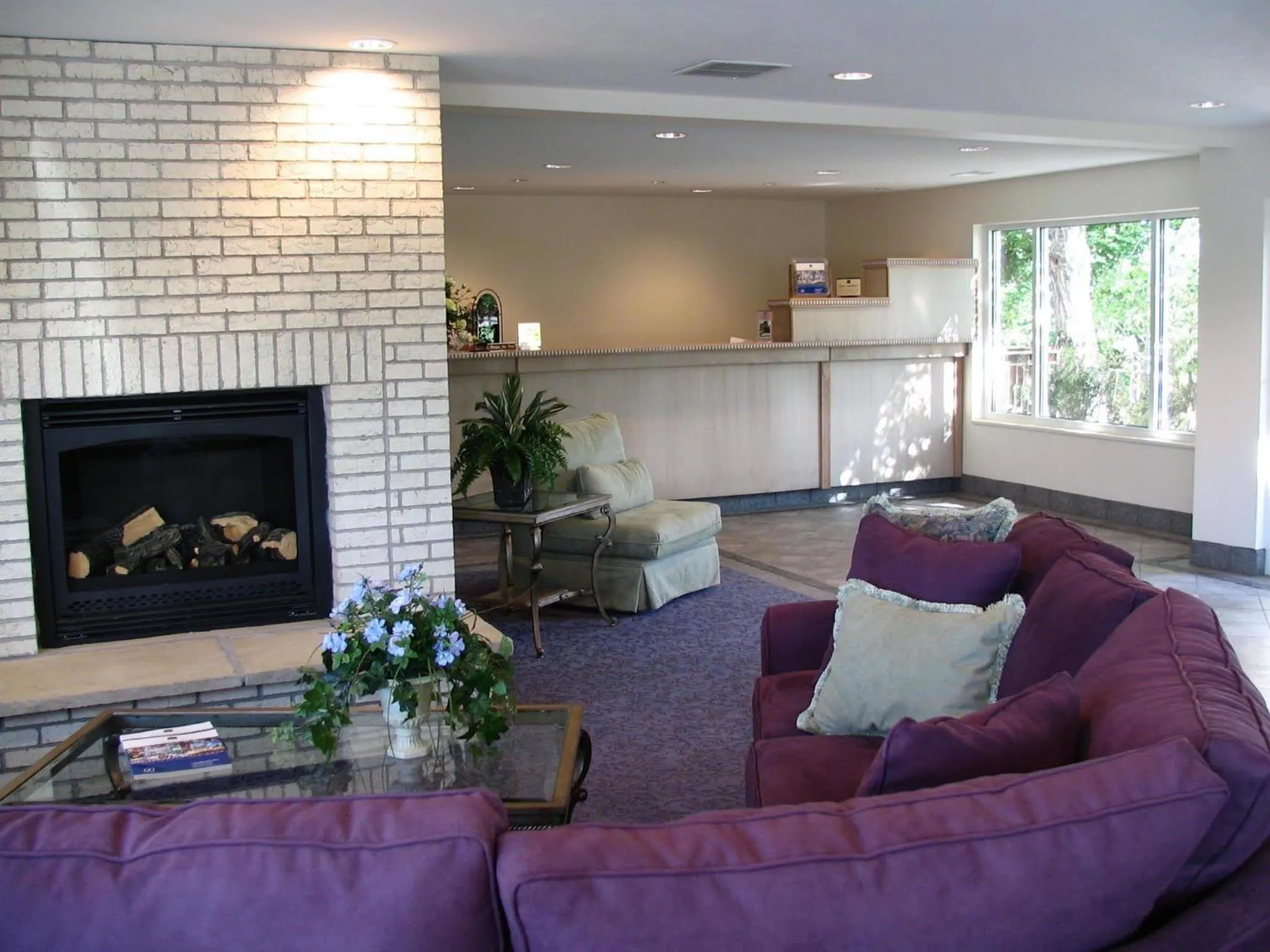 Lobby or reception in River Terrace Inn