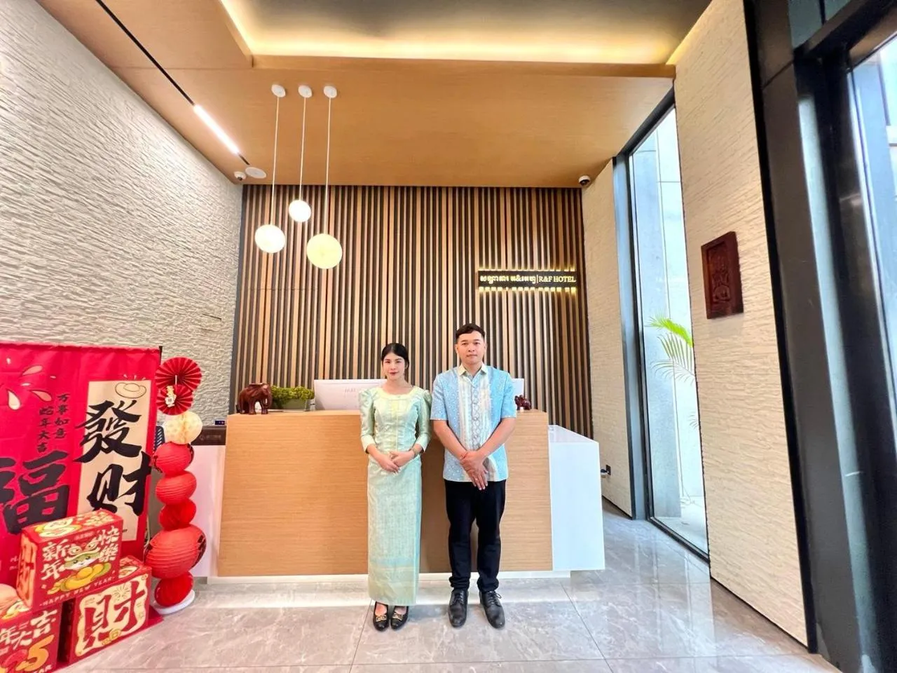 Lobby or reception in R&F Hotel and Apartment