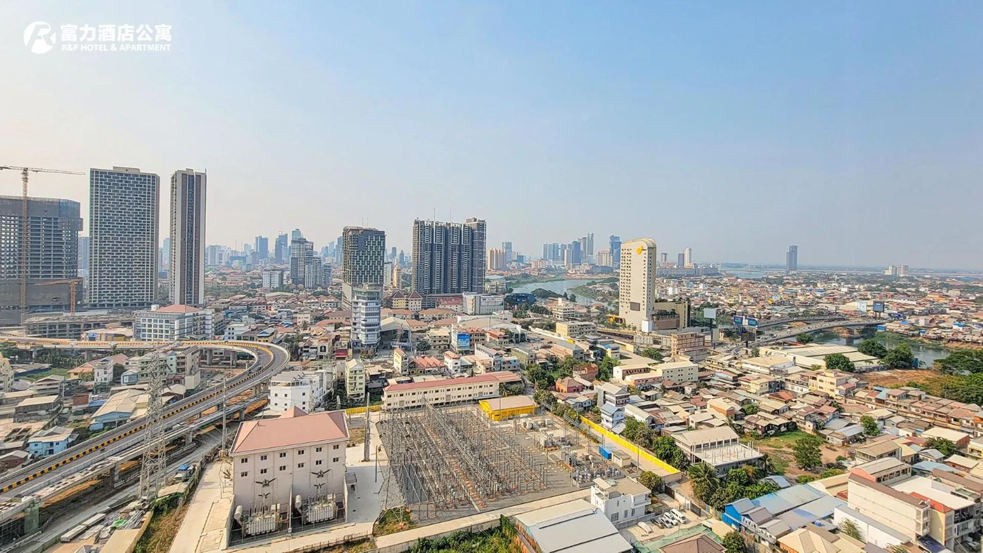 City view in R&F Hotel and Apartment